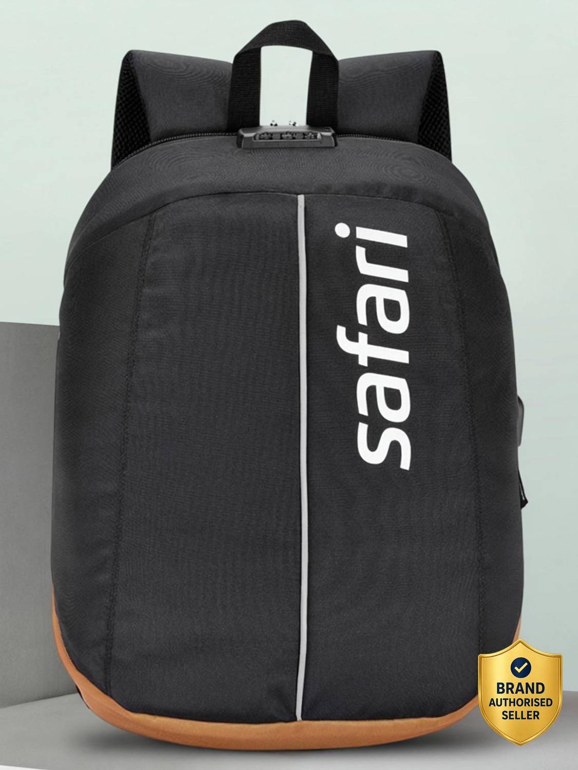 SAFARI Vault Anti Theft with Lock and USB 30 L Laptop Backpack