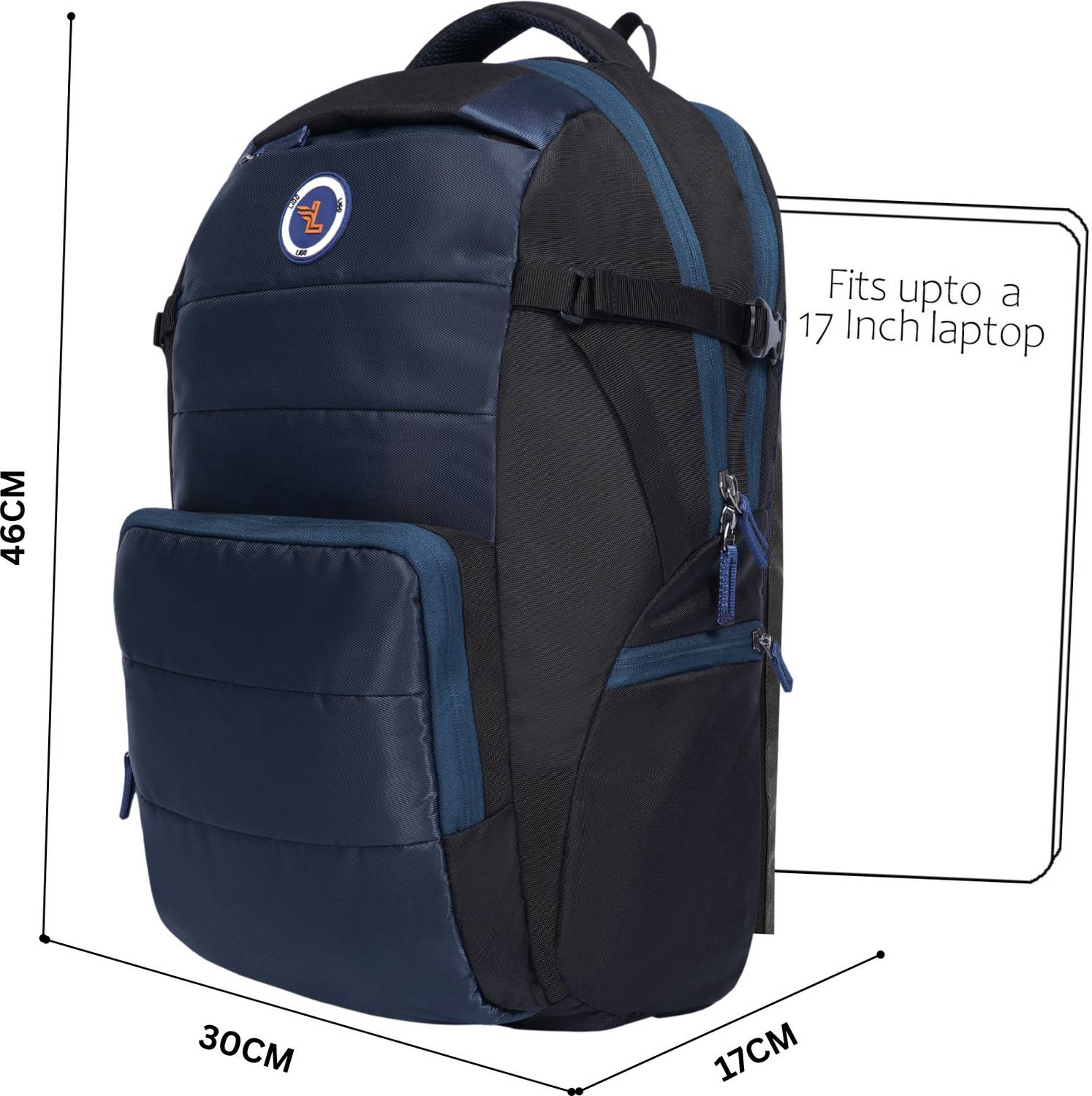 19 inch laptop backpack india Buy Genie Evelyn 36L Black School Online inch laptop Shivra bag backpack laptop backpack
