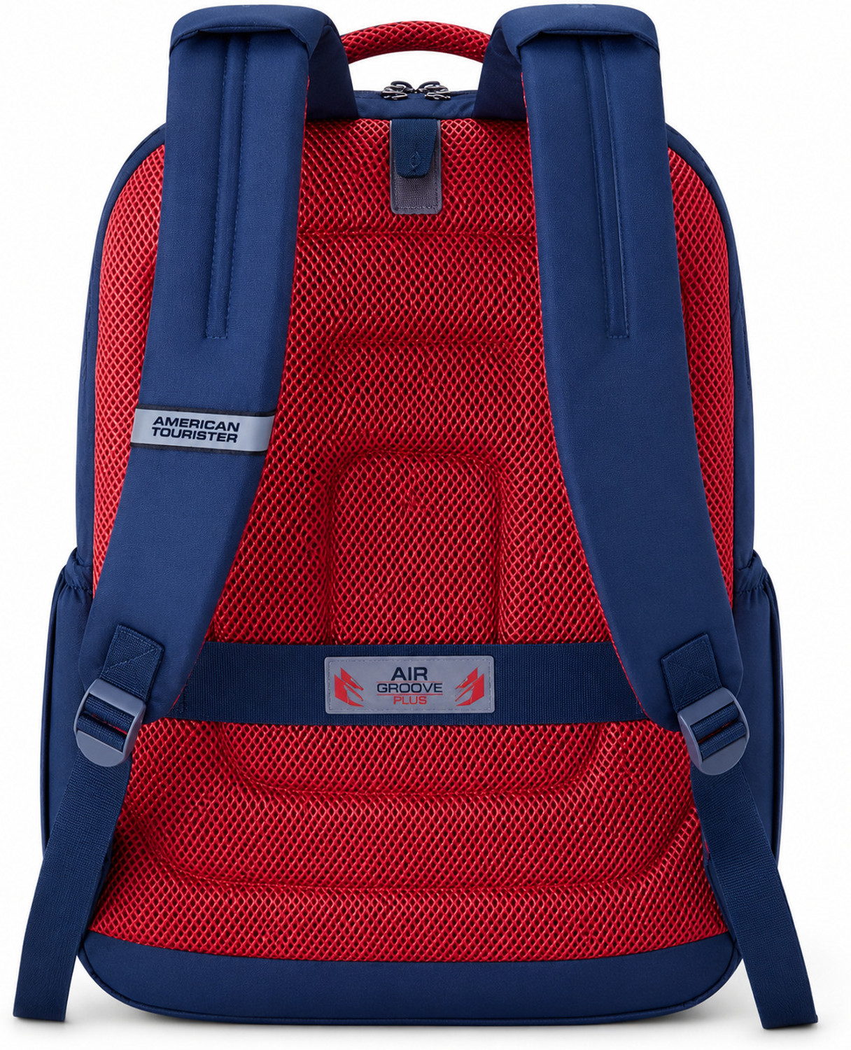 Image of AMERICAN TOURISTER Large 32 L Laptop Backpack AMT HALL 4.0 (Blue, Maroon, Red)