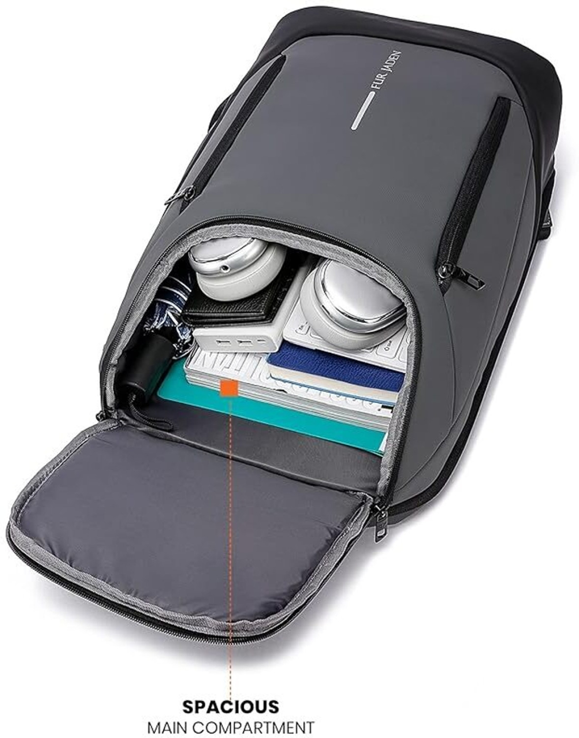 Image of FUR JADEN BM95 Grey 21 L Laptop Backpack