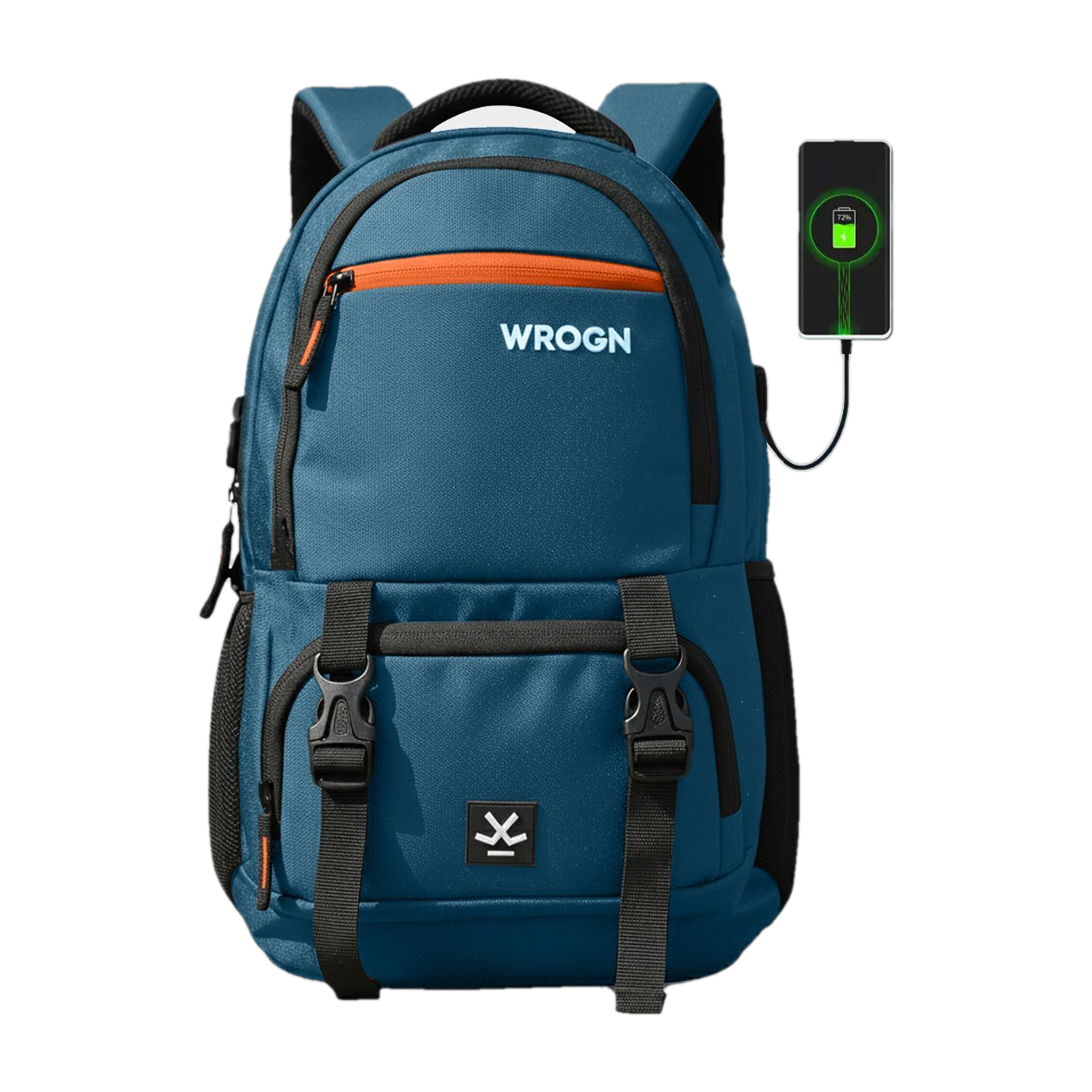WROGN 40L Blue Laptop Backpack - Image 1
