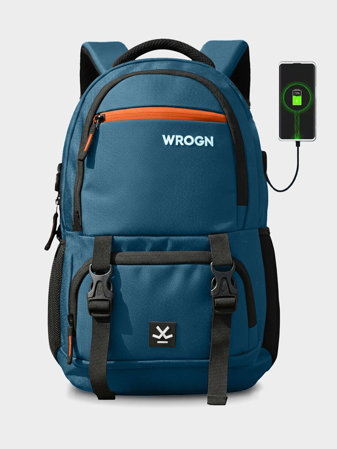 WROGN with Port and Rain Cover 40 L Laptop Backpack