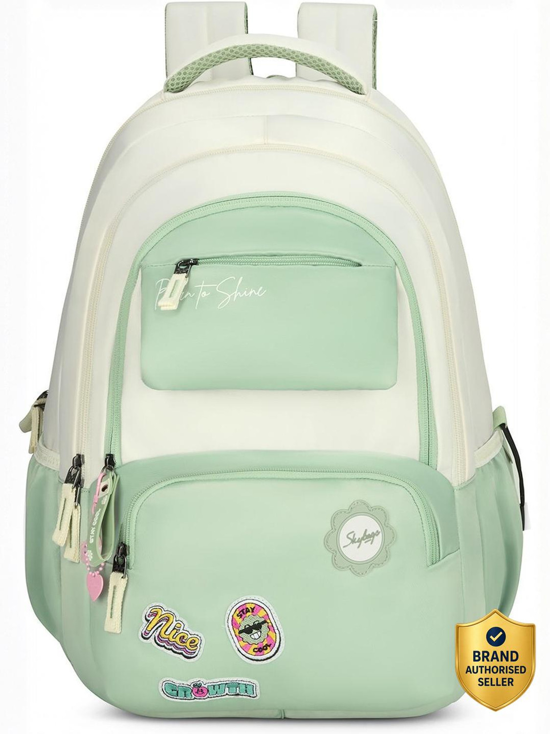 Image of SKYBAGS Celeste School Backpack for Girls with Quick Access Front Pocket & Rain Cover 37 L Backpack