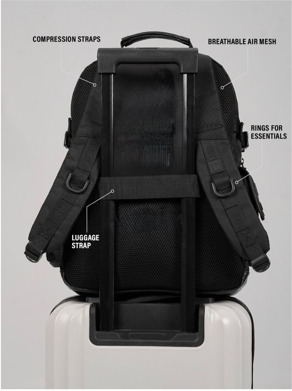 Image of SKOVA LONDON Stylish Branded BATMAN BAG with bottle holder and two internal slip pockets 35 L Backpack