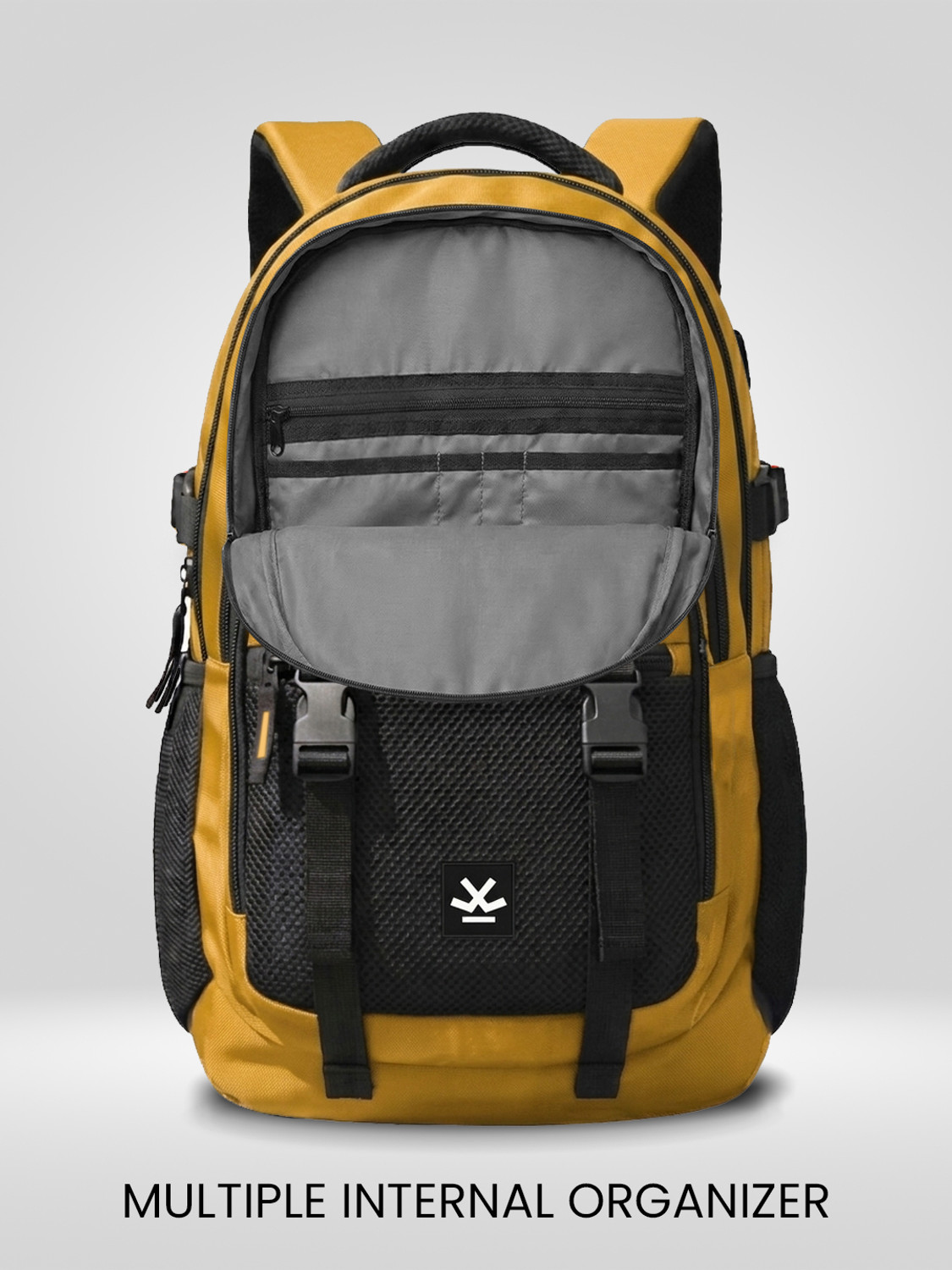Image of WROGN Unisex Ashper 2.0 with USB Port, Rain Cover and Reflective Strip 42 L Laptop Backpack