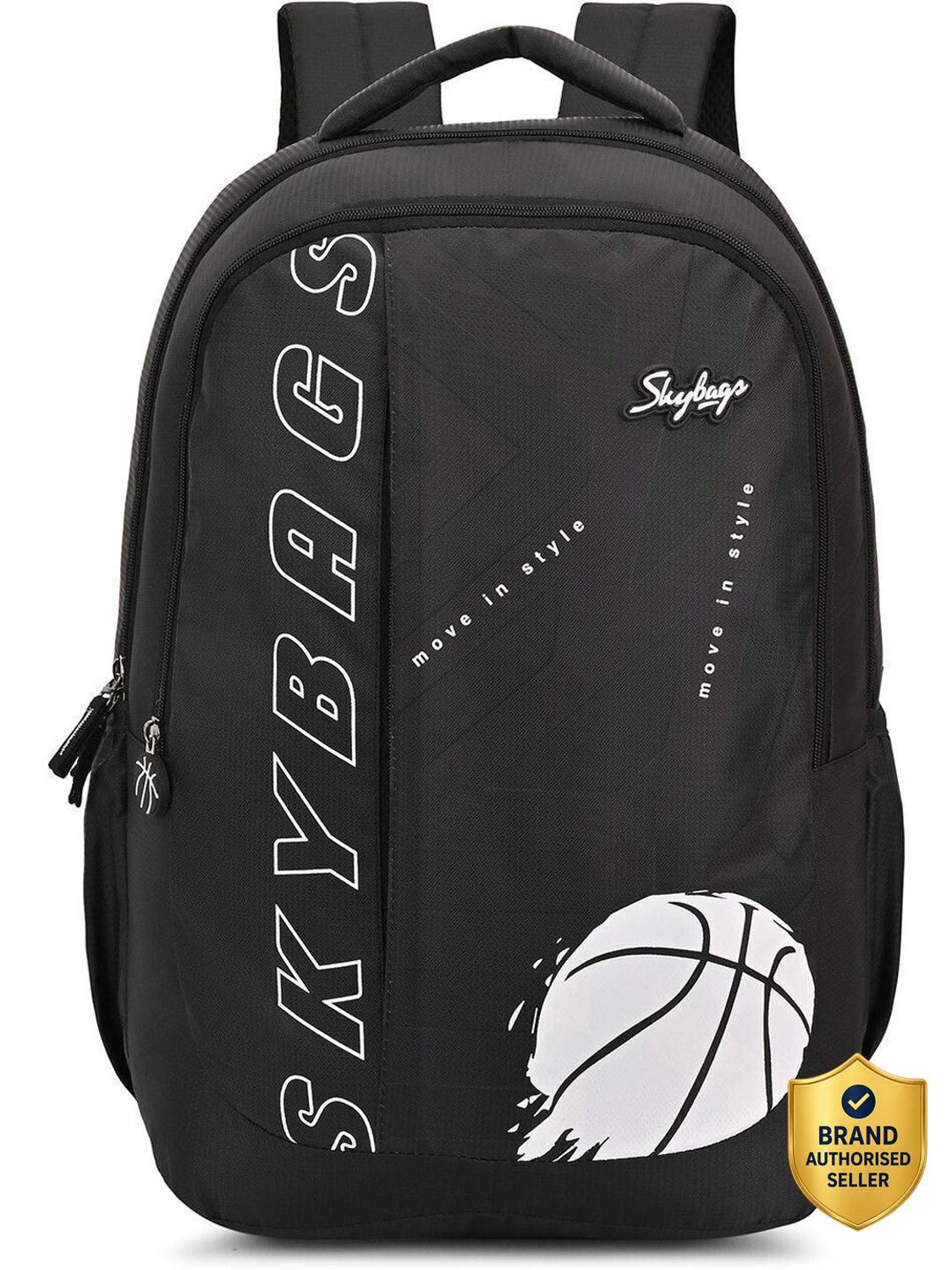 Image of SKYBAGS KLAN V2 05 SCBP BASKETBALL BLACK 38 L Backpack