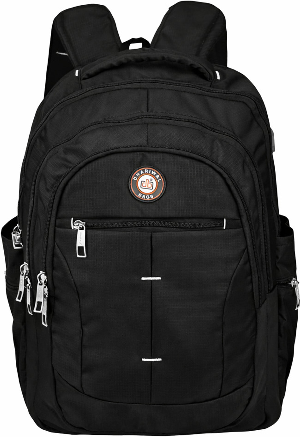 Image of Dhariwal Water Resistant Unisex Premium Quality USB Laptop Backpack With RainCover LB-108 Waterproof Laptop Sleeve /Cover