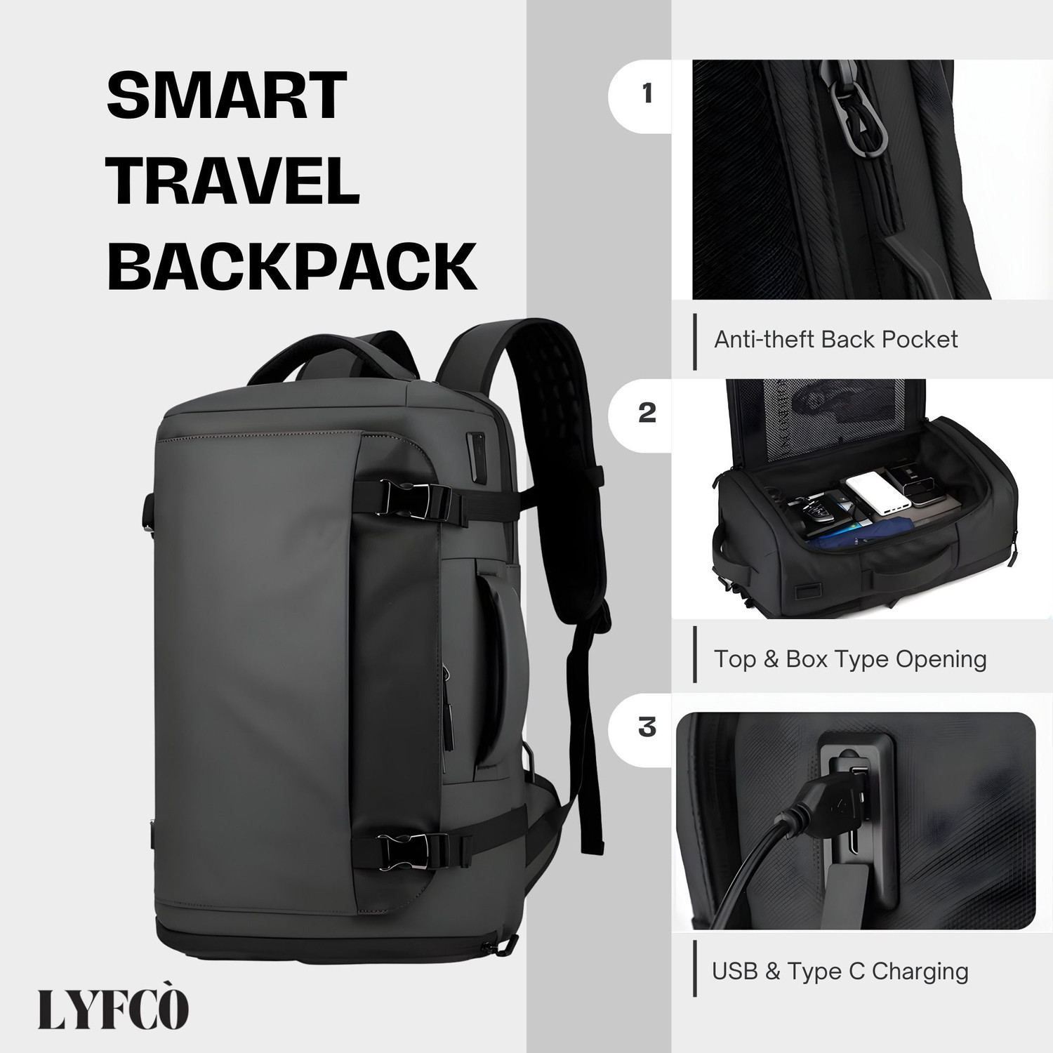 Image of LYFCO Travel Backpack 60 L Backpack