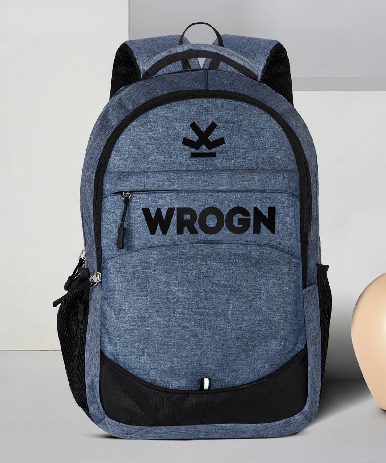 WROGN COMFY KHADI BACKPACK FOR MEN AND WOMEN (NAVY) 35 L Laptop Backpack