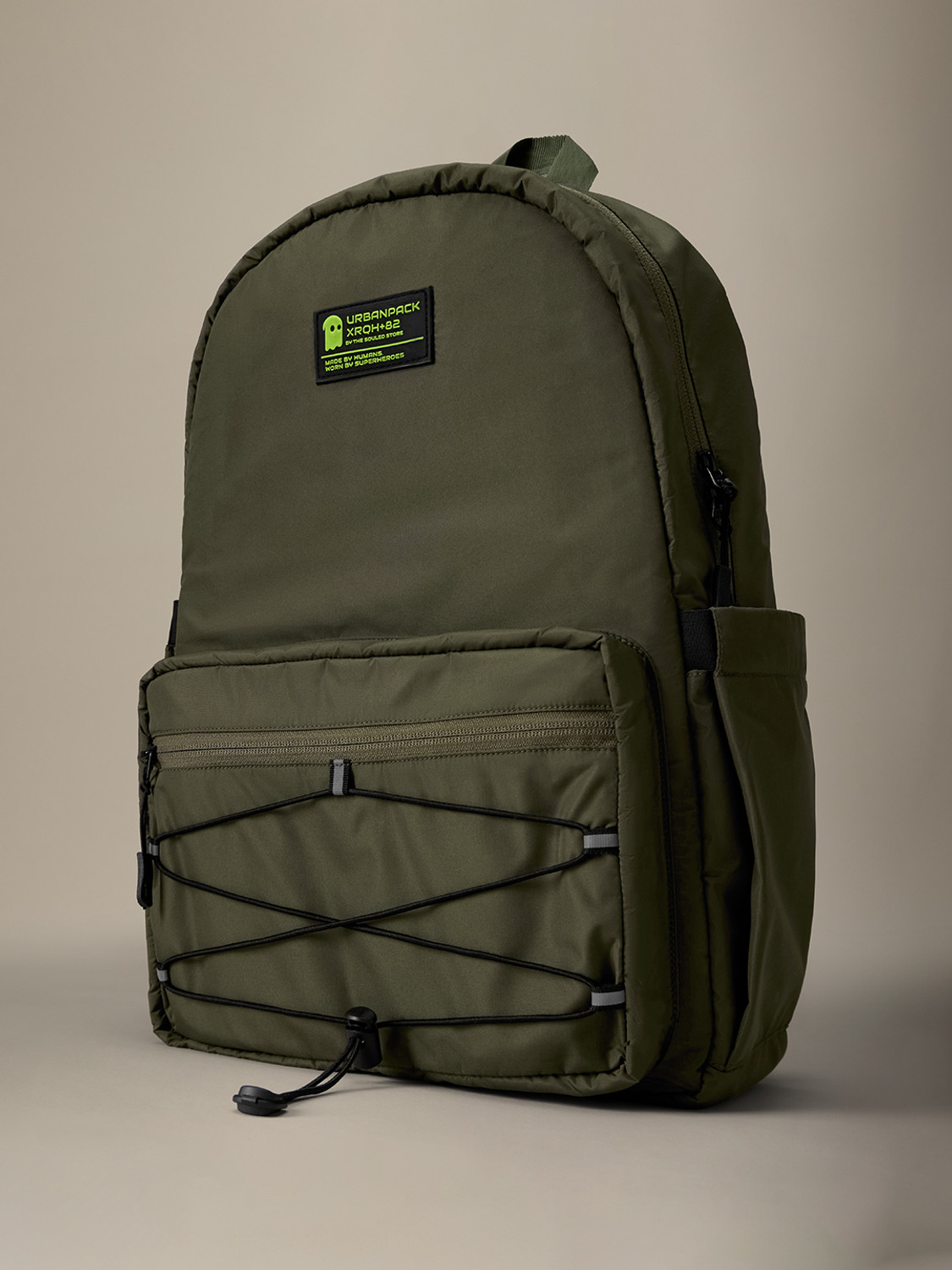 Image of The Souled Store Utility Backpack: Army Green 17 L Backpack