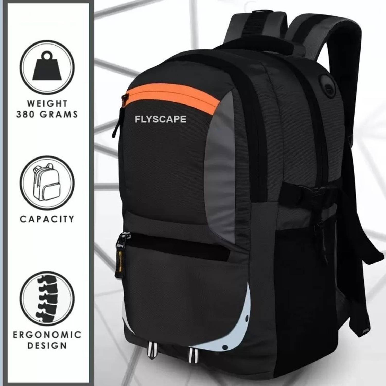 Flyscape Spacy 32L Laptop Backpack - Image 4