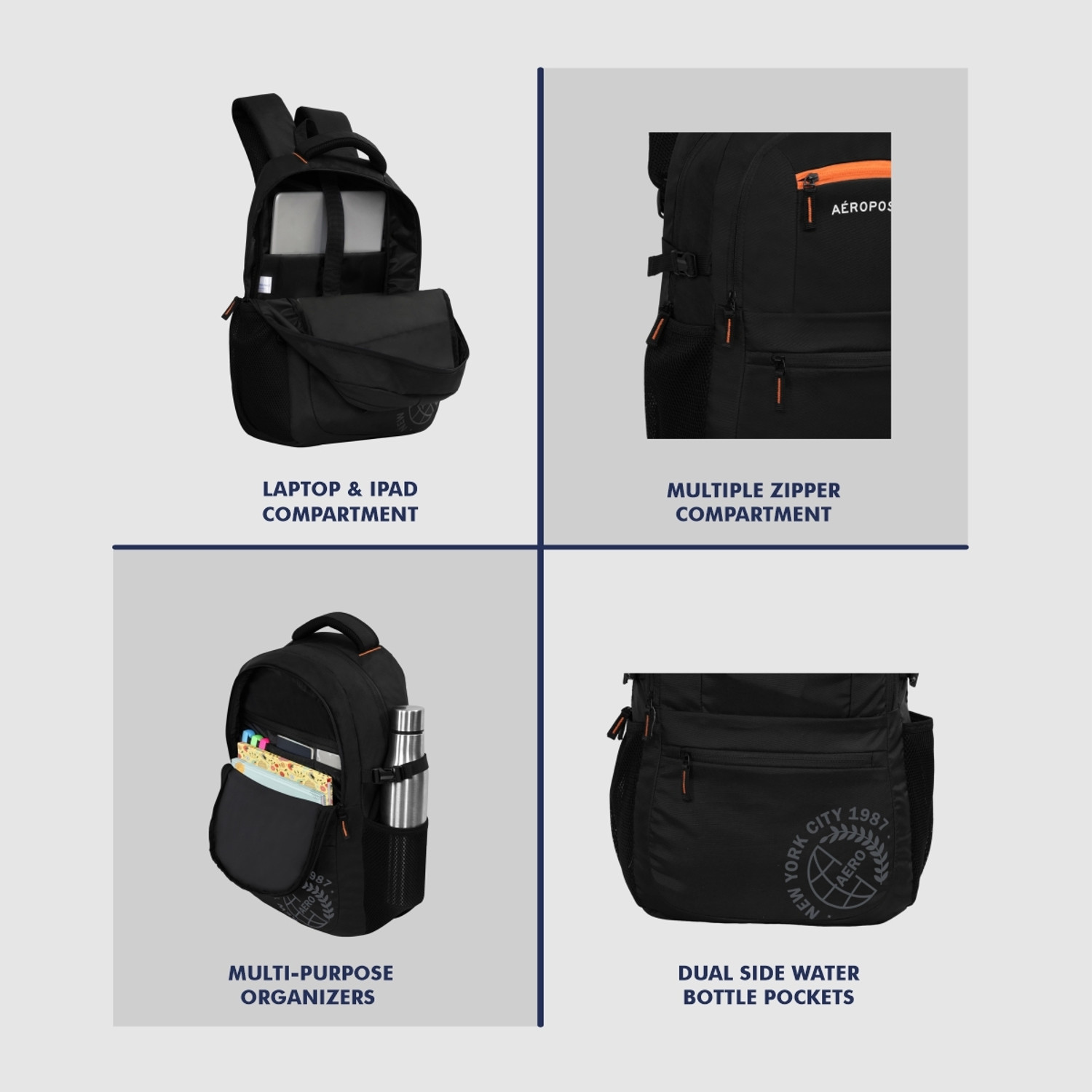 Image of AEROPOSTALE BASIN 20 L Laptop Backpack