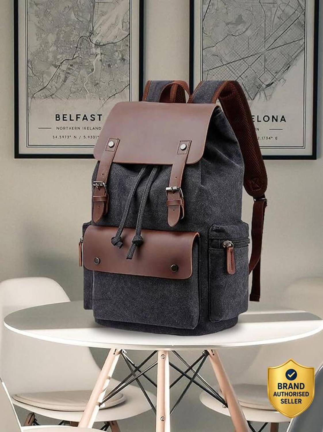 FUR JADEN BM88_Black 22 L Laptop Backpack