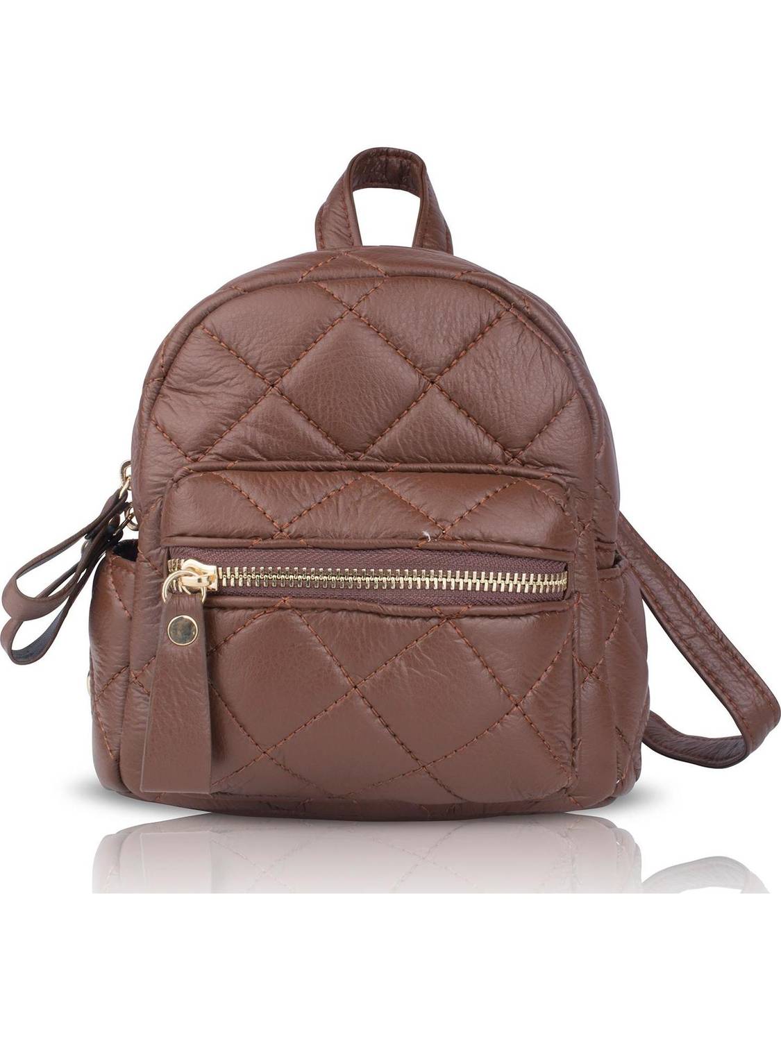 Angeline mini Brown Travel Back Pack for Women perfect for Airport look 2 L Backpack