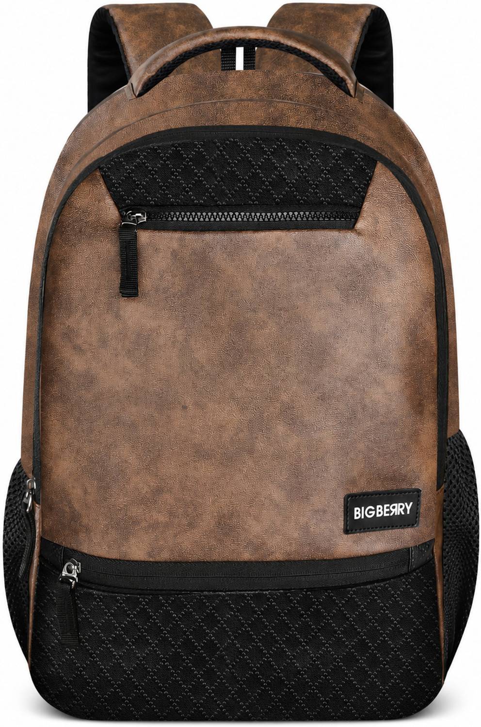 BIGBERRY NEWAGE CLASSIC 2.0 27L Brown Laptop Backpack - Image 1