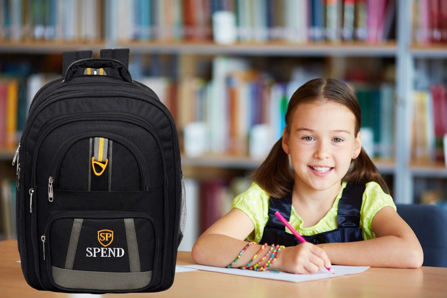 Image of SPEND Large 45 L Trendy School & College Bag Unisex 60 L Backpack