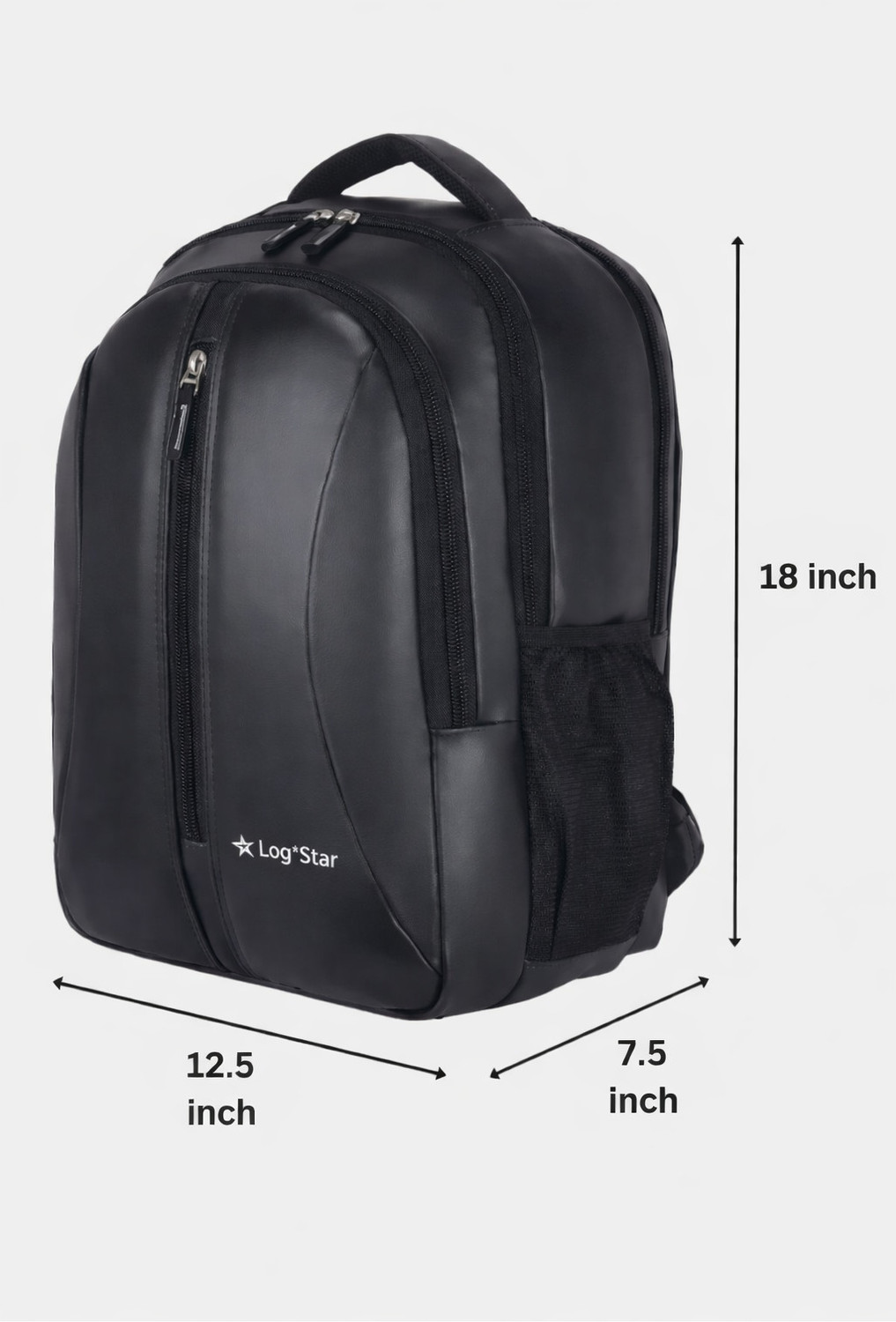 Image of Log-Star 35L PREMIUM LEATHER BACKPACK FOR MEN'S & WOMEN'S USED FOR COLLEGE & SCHOOL 35 L Backpack