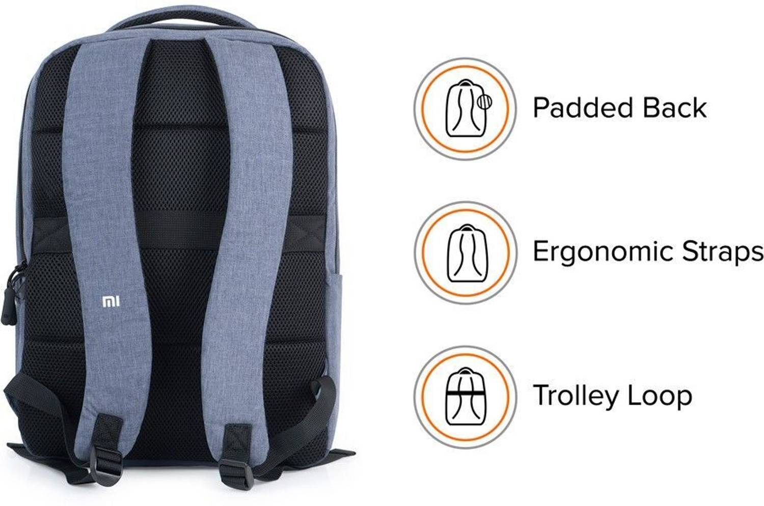 Mi 21L Water Resistant Trolley Laptop Backpack - Image 5