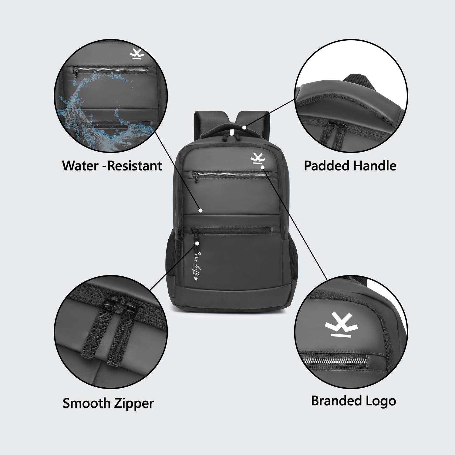 WROGN VINTAGE Anti-Theft 35L Laptop Backpack - Image 5