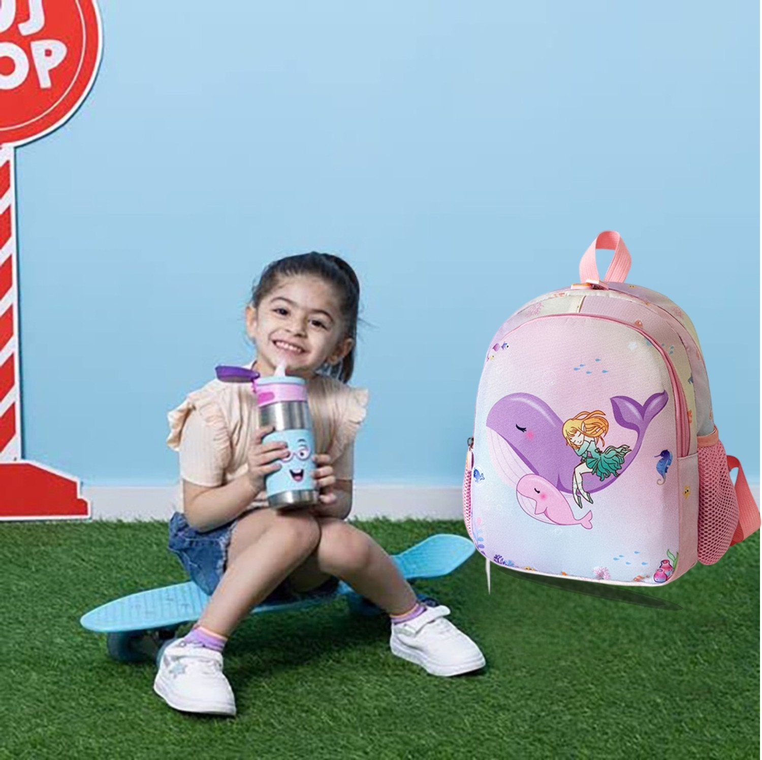 Image of Tinytot School Bag Nursery Preschool Play School Kids Bag for 2 to 5 year Child 12 L Backpack