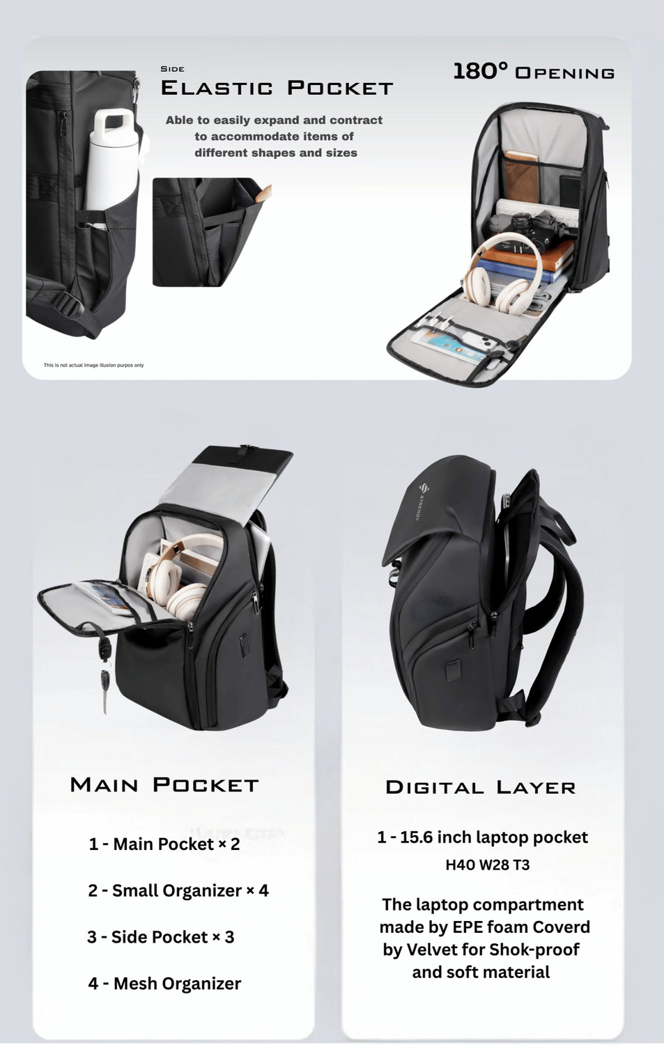 Image of STRENDY Momentum 30 L Laptop Backpack