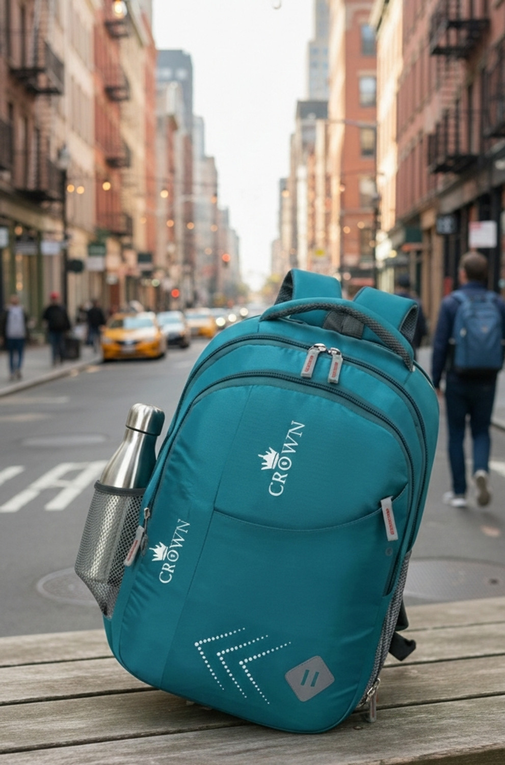 Image of CROWN Spacious With Ergonomic Design & Climbing Travel for School & College 25 L Backpack