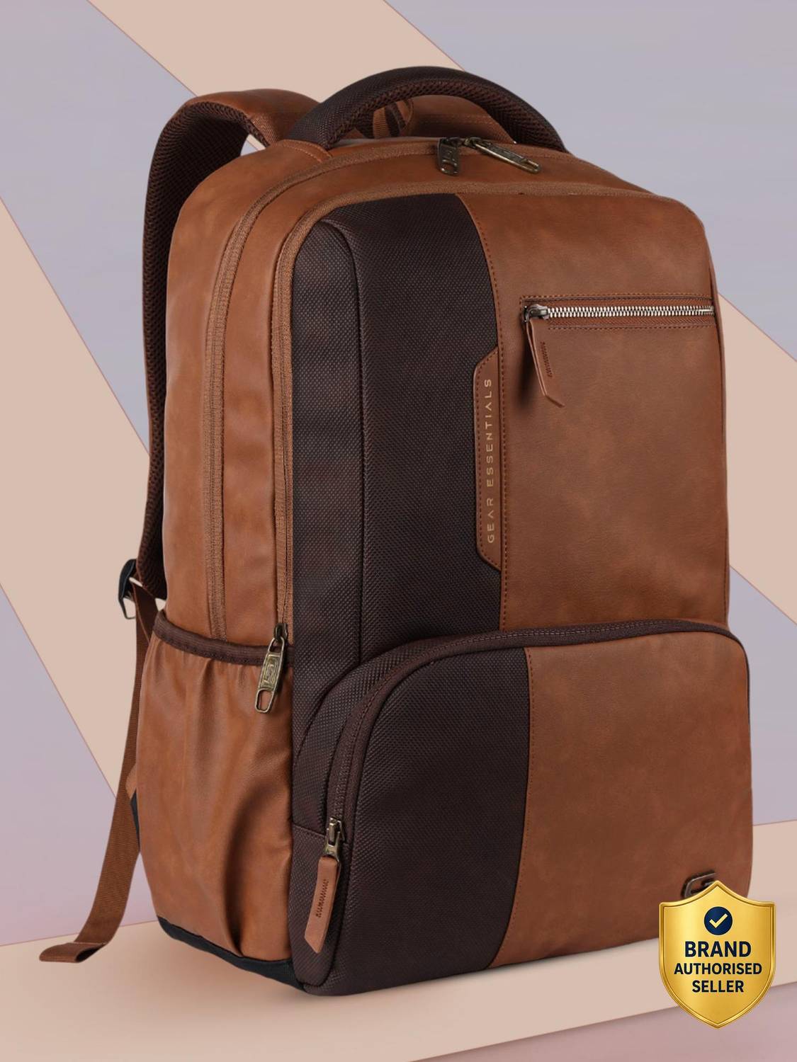 Gear Vintage 2 Anti Theft Faux Leather 31L Laptop Backpack