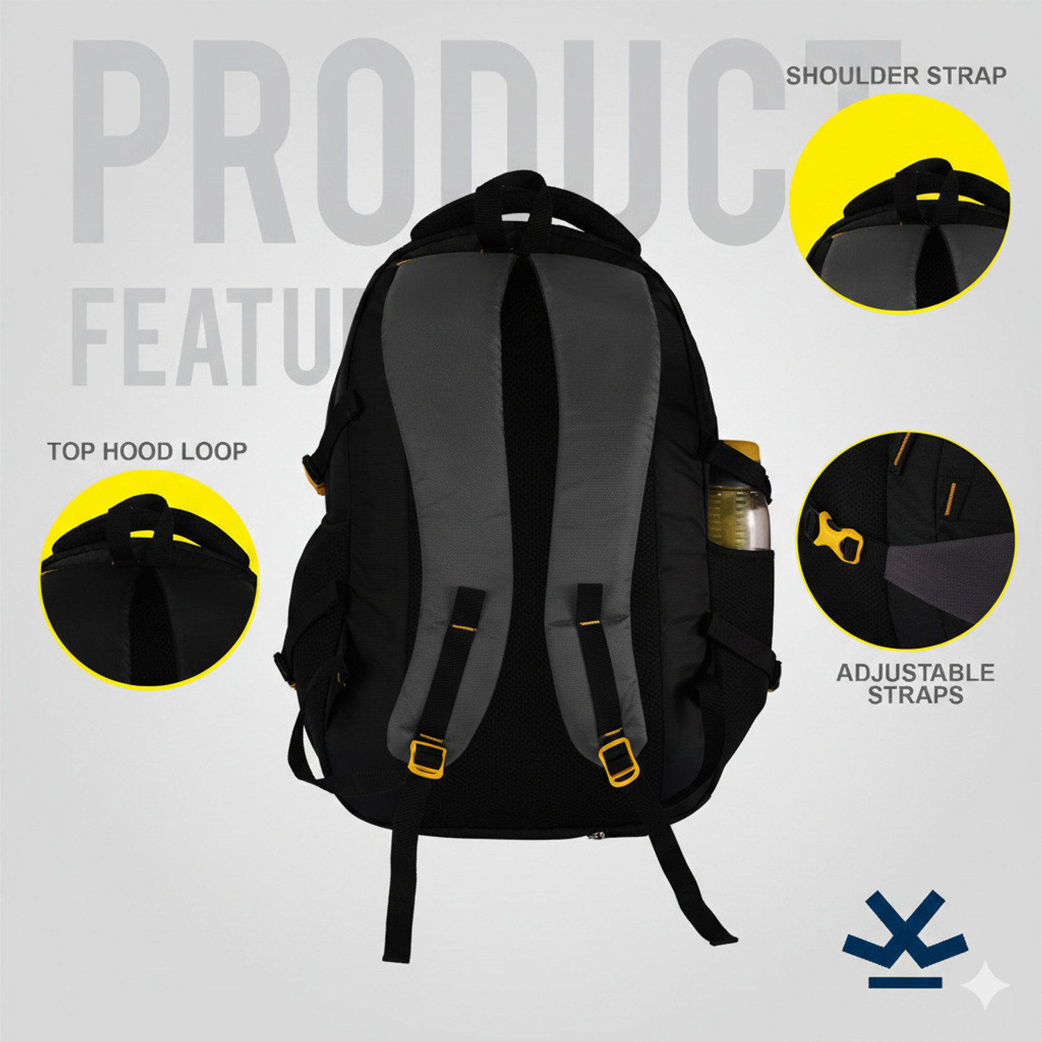 Image of WROGN Unisex 3 Compartment 45 L Laptop Backpack