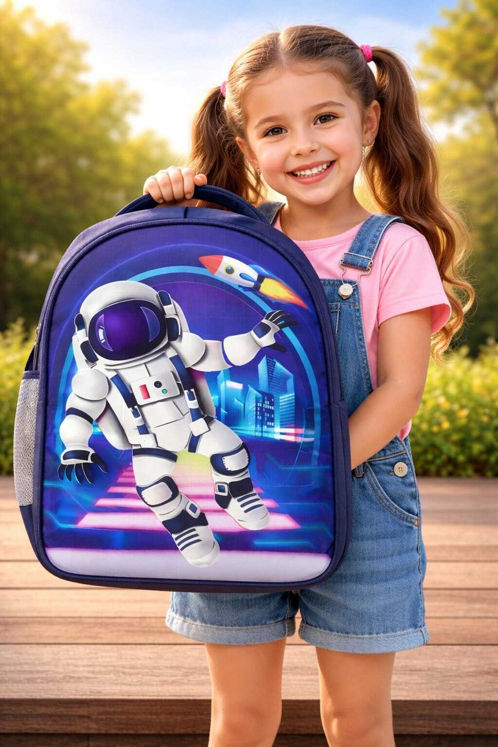 Image of Myron Kids School Backpack 25 Litters Bag for Nursery, LKG & UKG Boys and Girls Waterproof School Bag