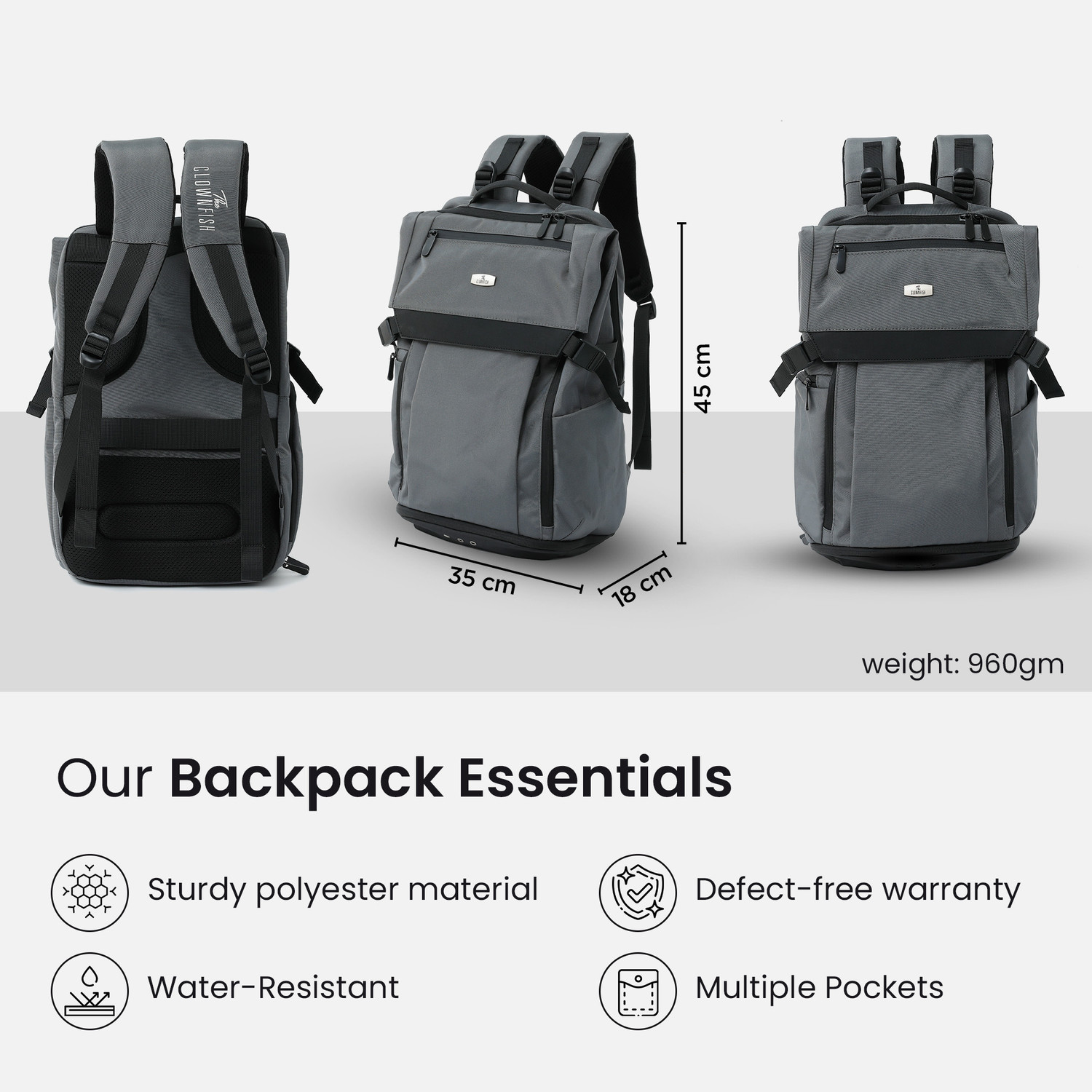 Image of The CLOWNFISH Tango Series Backpack 28 L Backpack