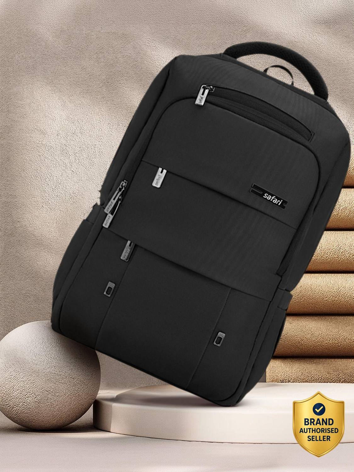 SAFARI Elite 25L Black Laptop Backpack