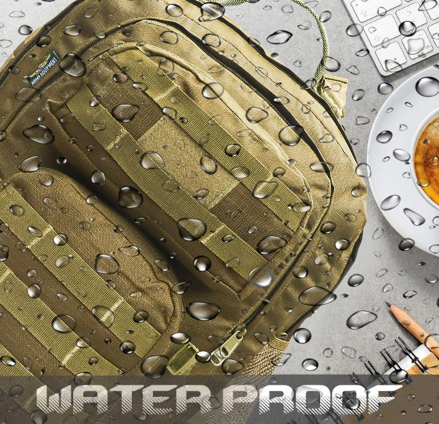 Image of AZAD Army Backpack WITH SLING BAG for casual USE with extra space 70 L Backpack