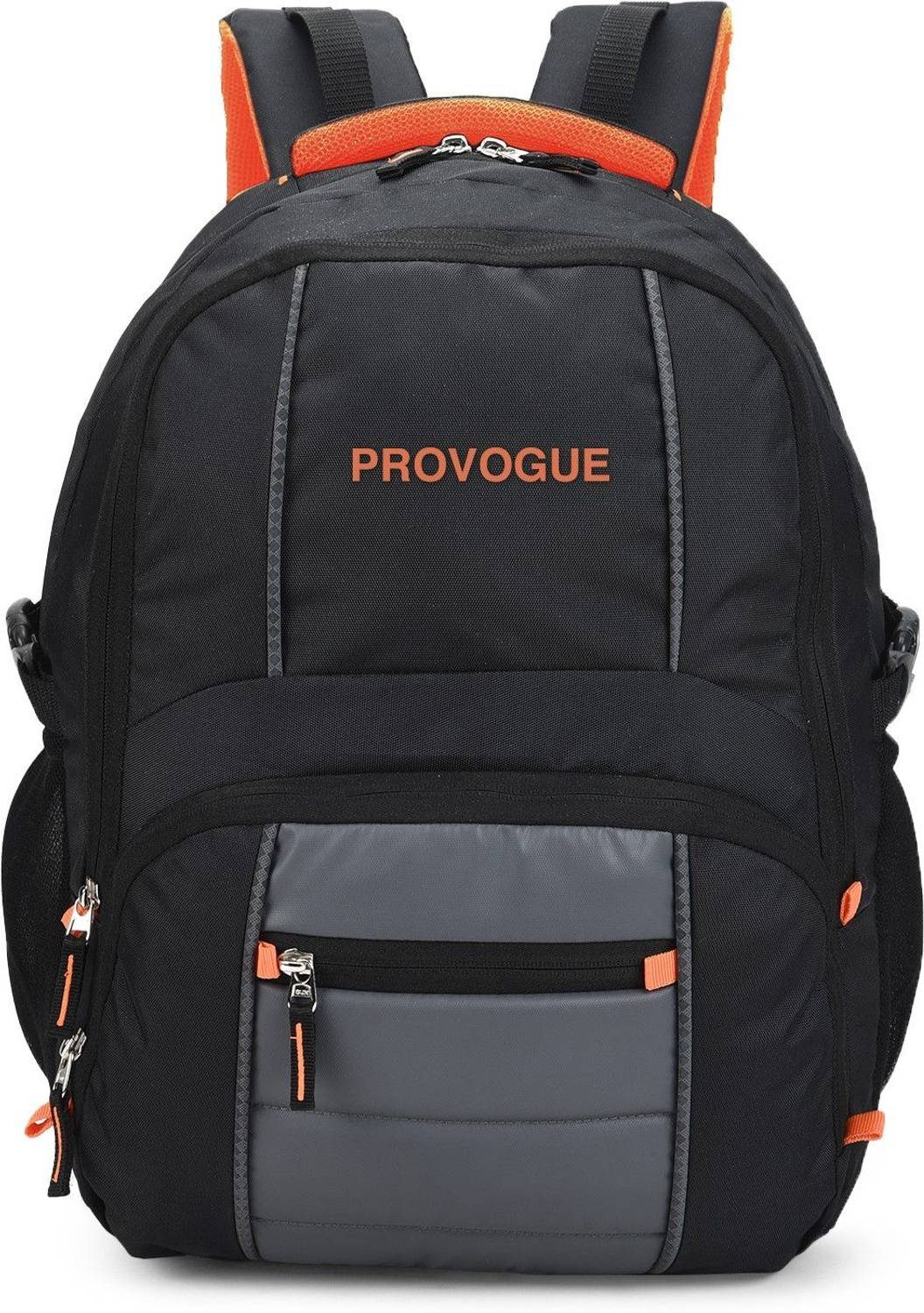 PROVOGUE unisex backpack with rain cover and reflective strip 35 L Laptop Backpack