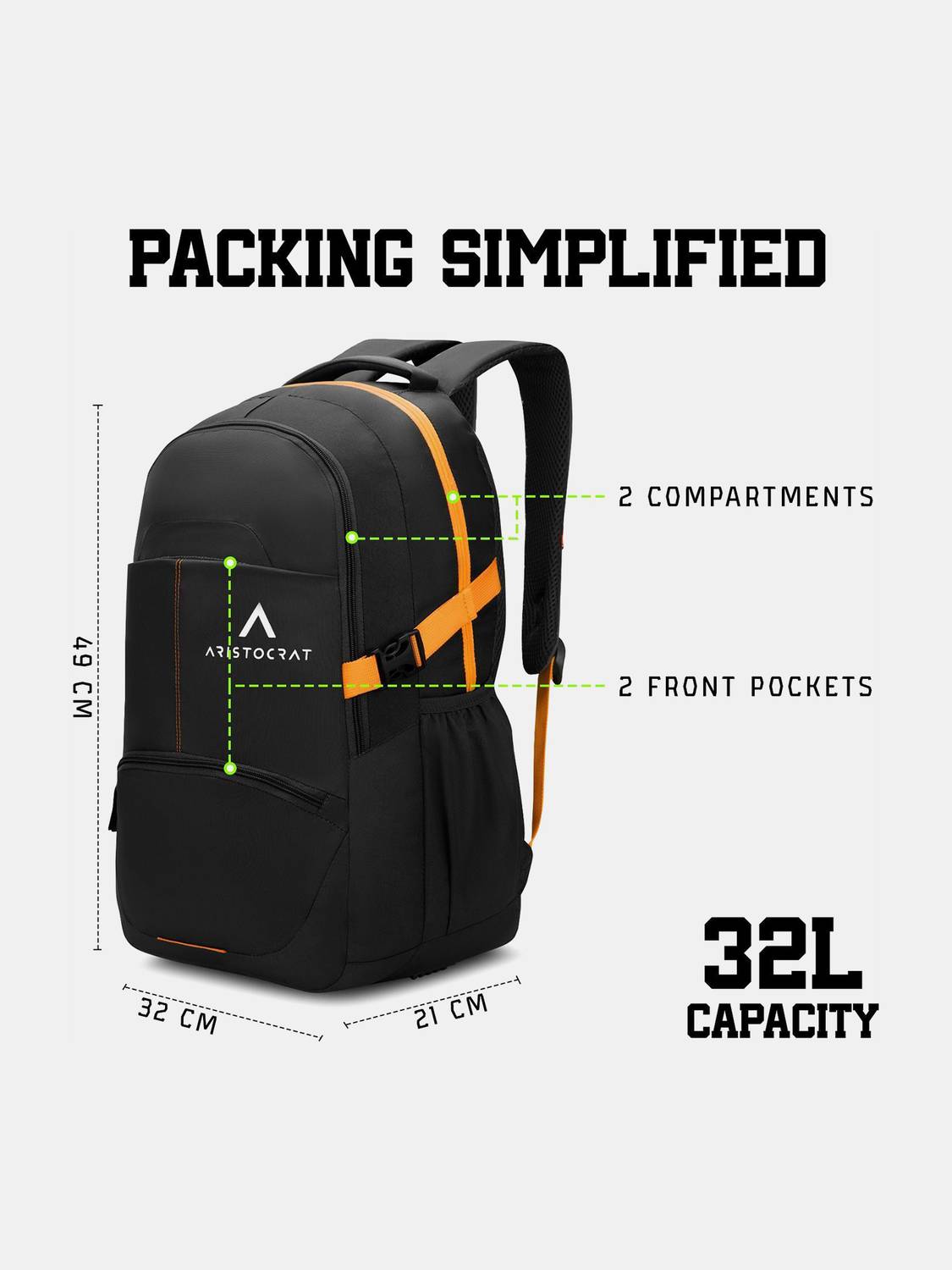 ARISTOCRAT Charge 32L Laptop Backpack - Image 5
