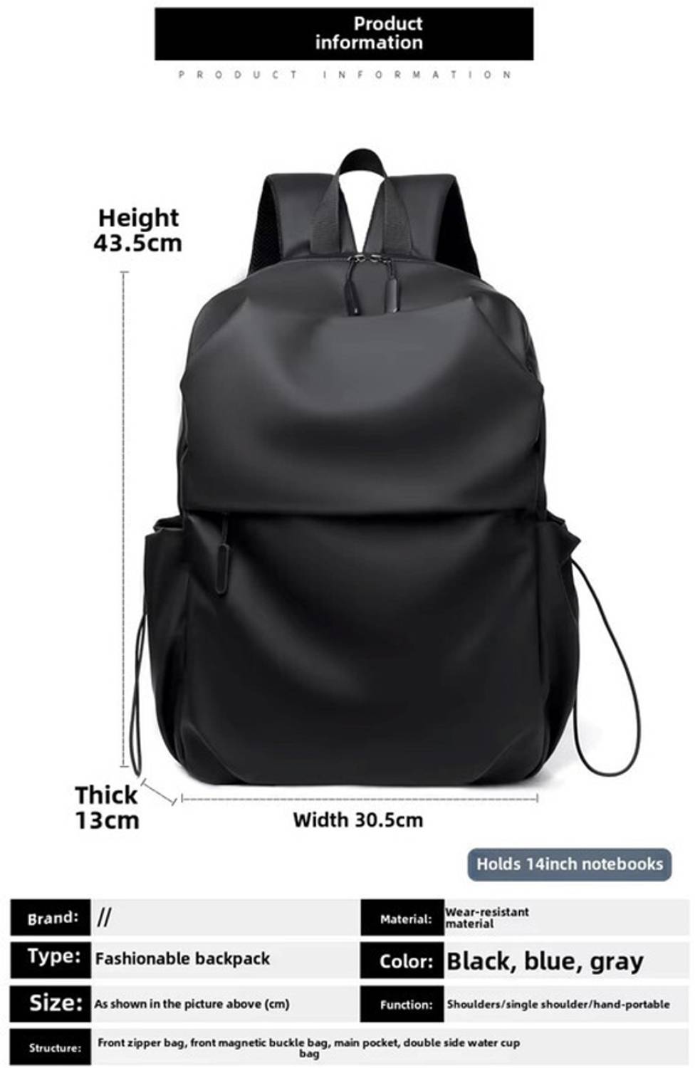 xelcis 14L Medium Backpack for College Students - Image 5