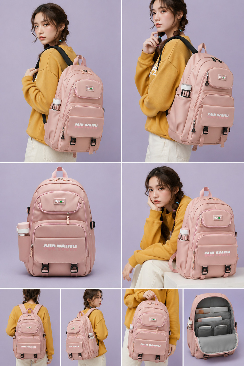 Image of MAG Large 35 L Laptop Backpack Korean Style Backpack (Multicolor)