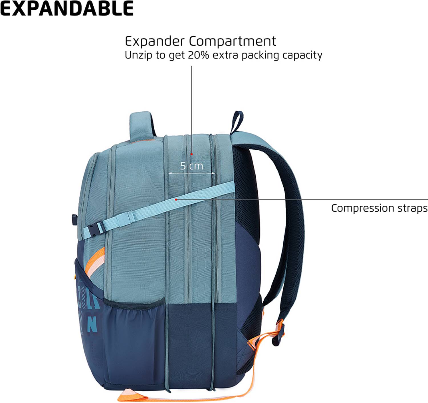 SAFARI Expand 9 43 L Laptop Backpack Marine - Price in India