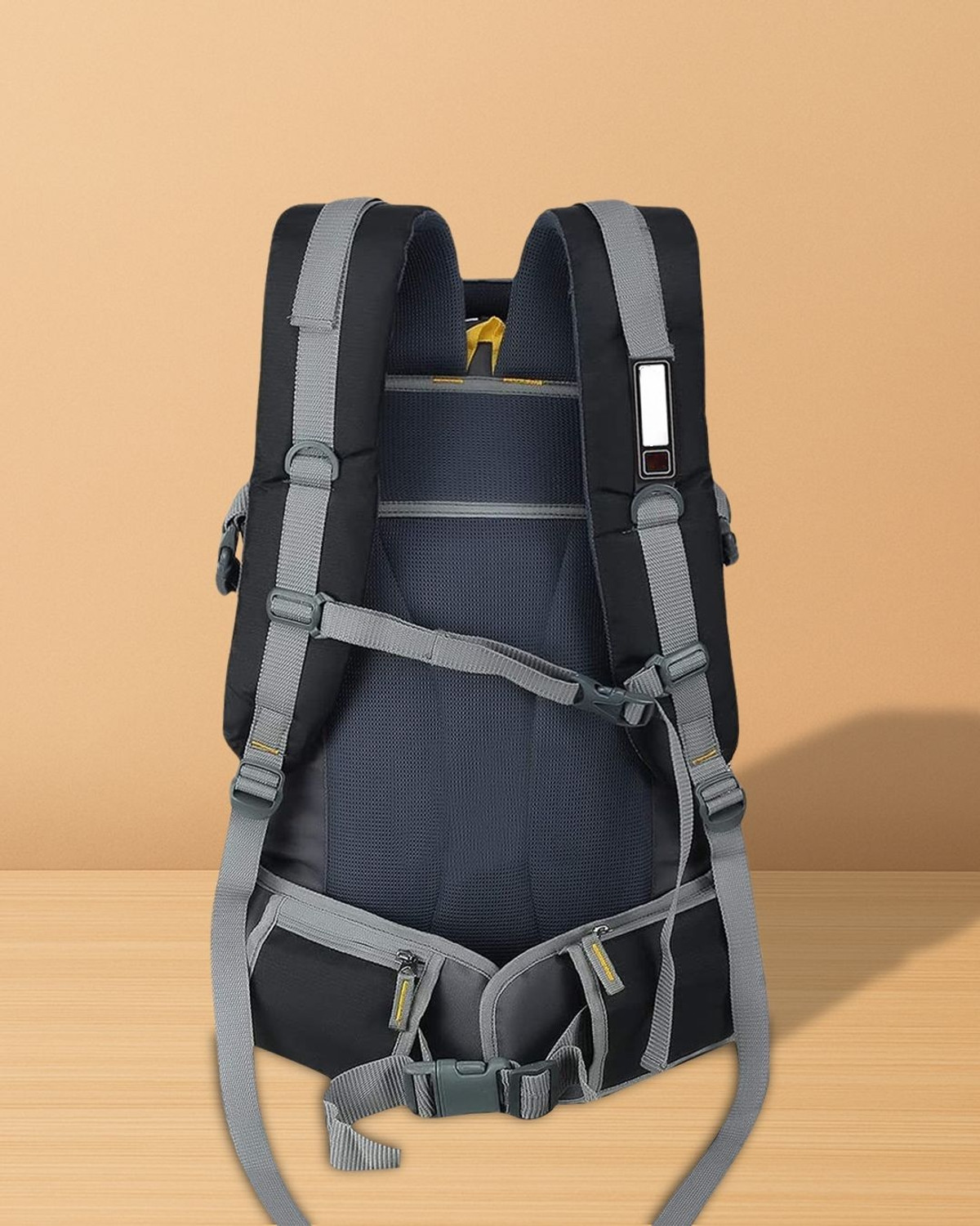 Image of WESLEY Spartan Rucksack hiking laptop bag fits upto 17.3 Raincover & internal organiser Rucksack - 45 L