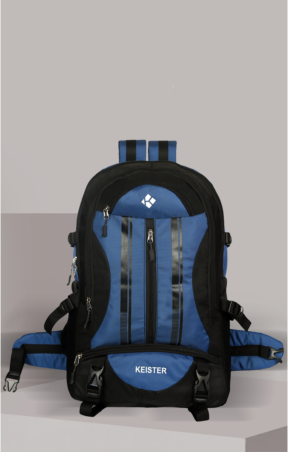 Image of KEISTER Travel Bag For Men&Women|For Trekking&Hiking |Tourist Bag |Rucksack |Rain Cover 60 L Backpack