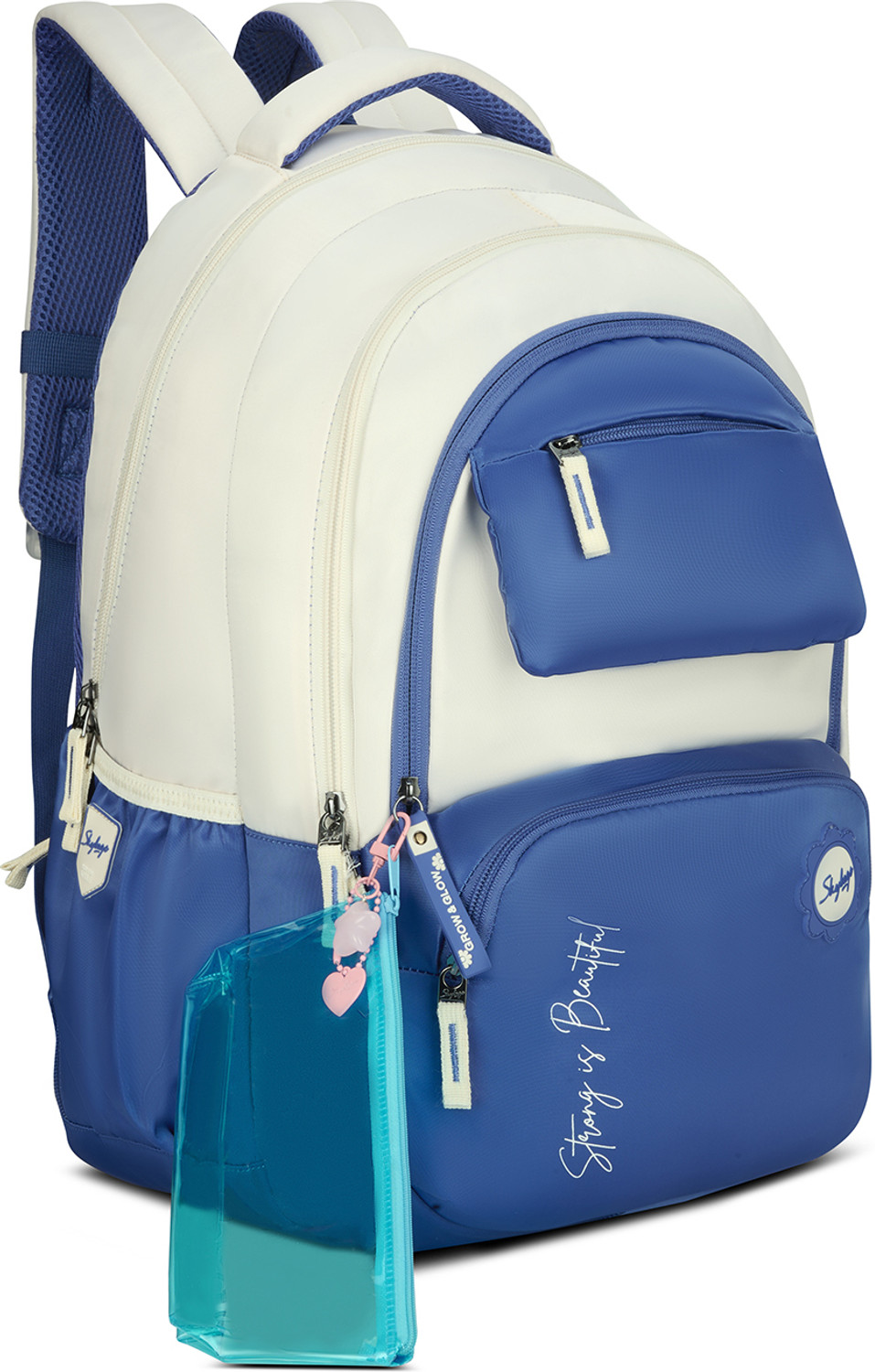 Image of SKYBAGS Celeste School Backpack for Girls with Quick Access Front Pocket & Rain Cover 37 L Backpack