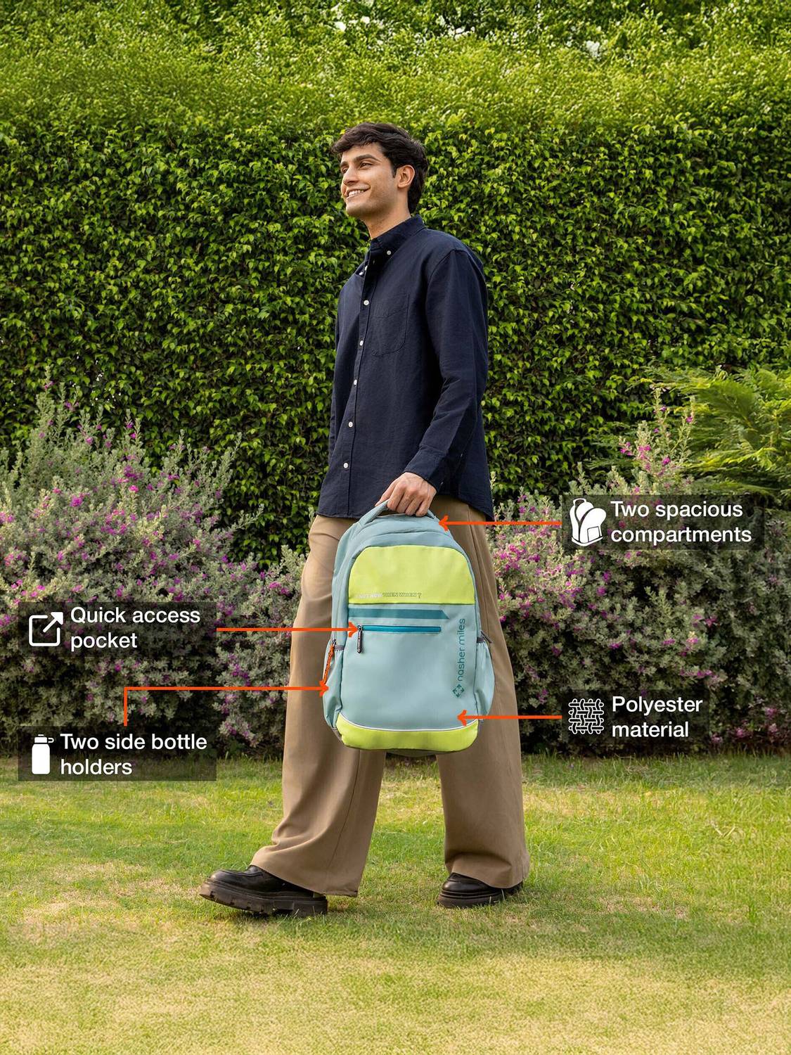NASHER MILES History 31L Laptop Backpack - Image 2