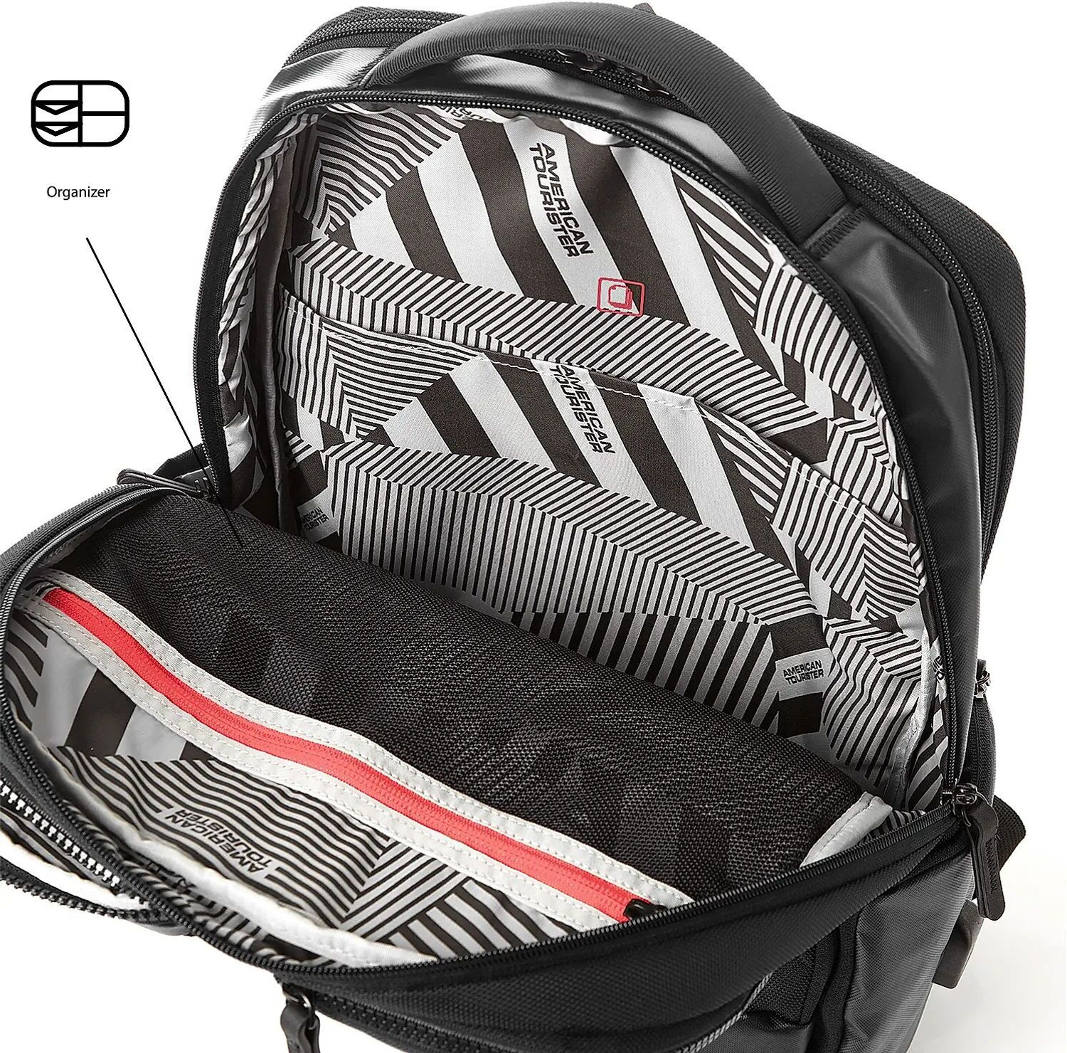 Image of AMERICAN TOURISTER Medium Zork2.0 Laptop Backpack 02 23 L Laptop Backpack