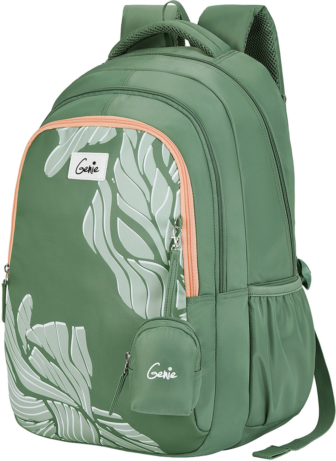 Image of Genie Mira School Backpack For Girls |19 Inch - Sage 36 L Backpack