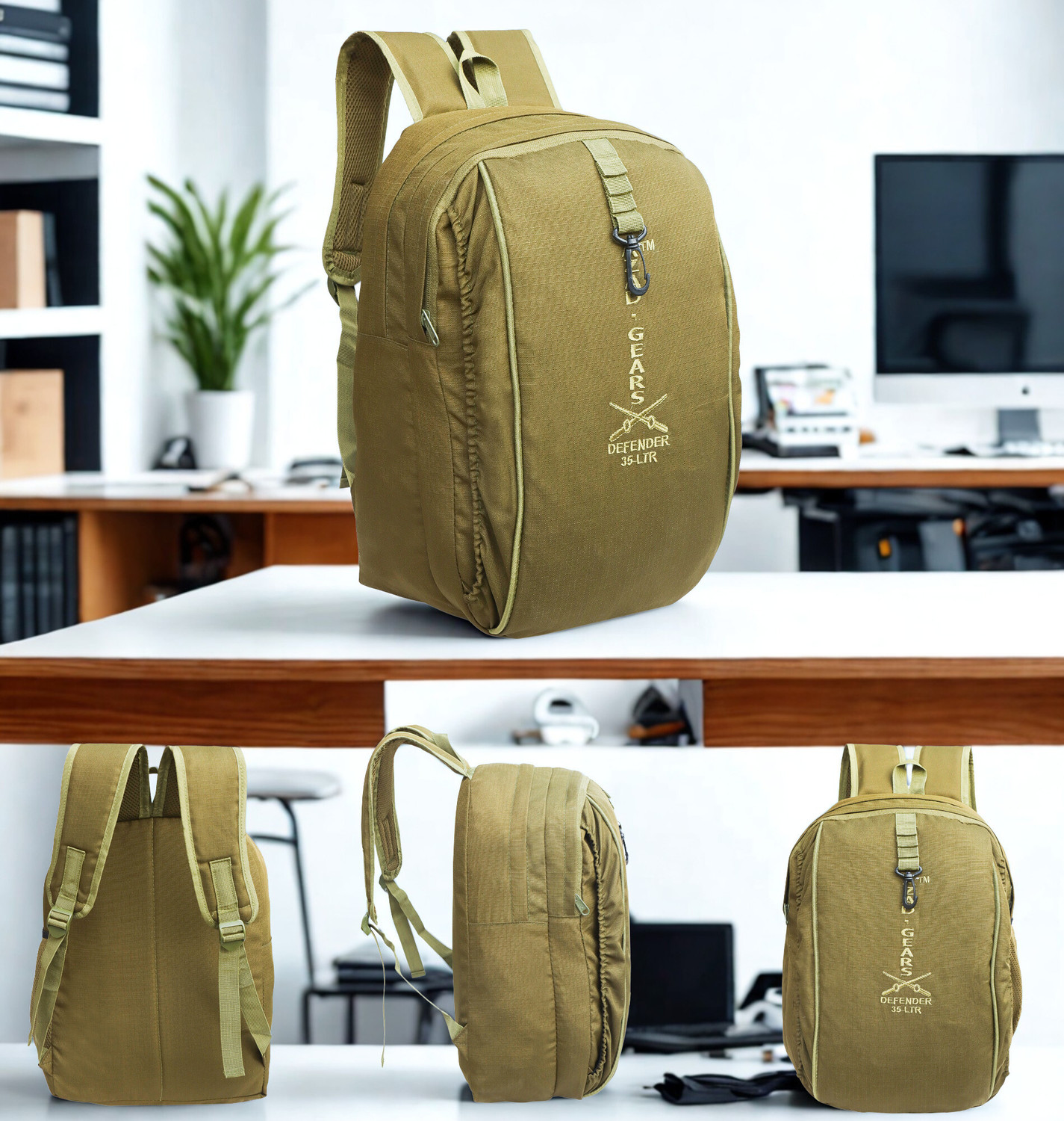 Image of AZAD Army Backpack for casual with extra space 35 L Backpack