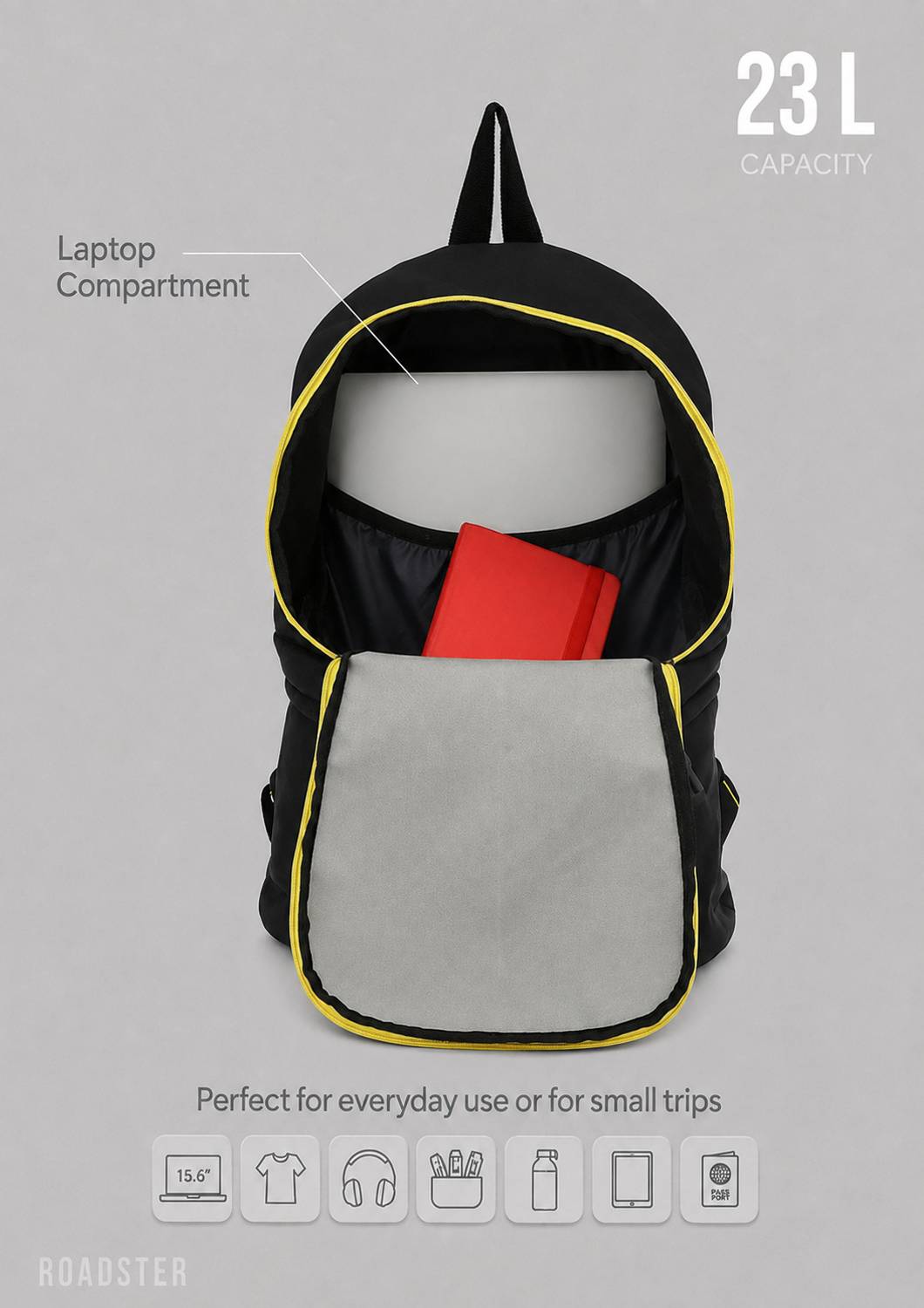 Medium 23 L Laptop Backpack Medium Day - Image 3