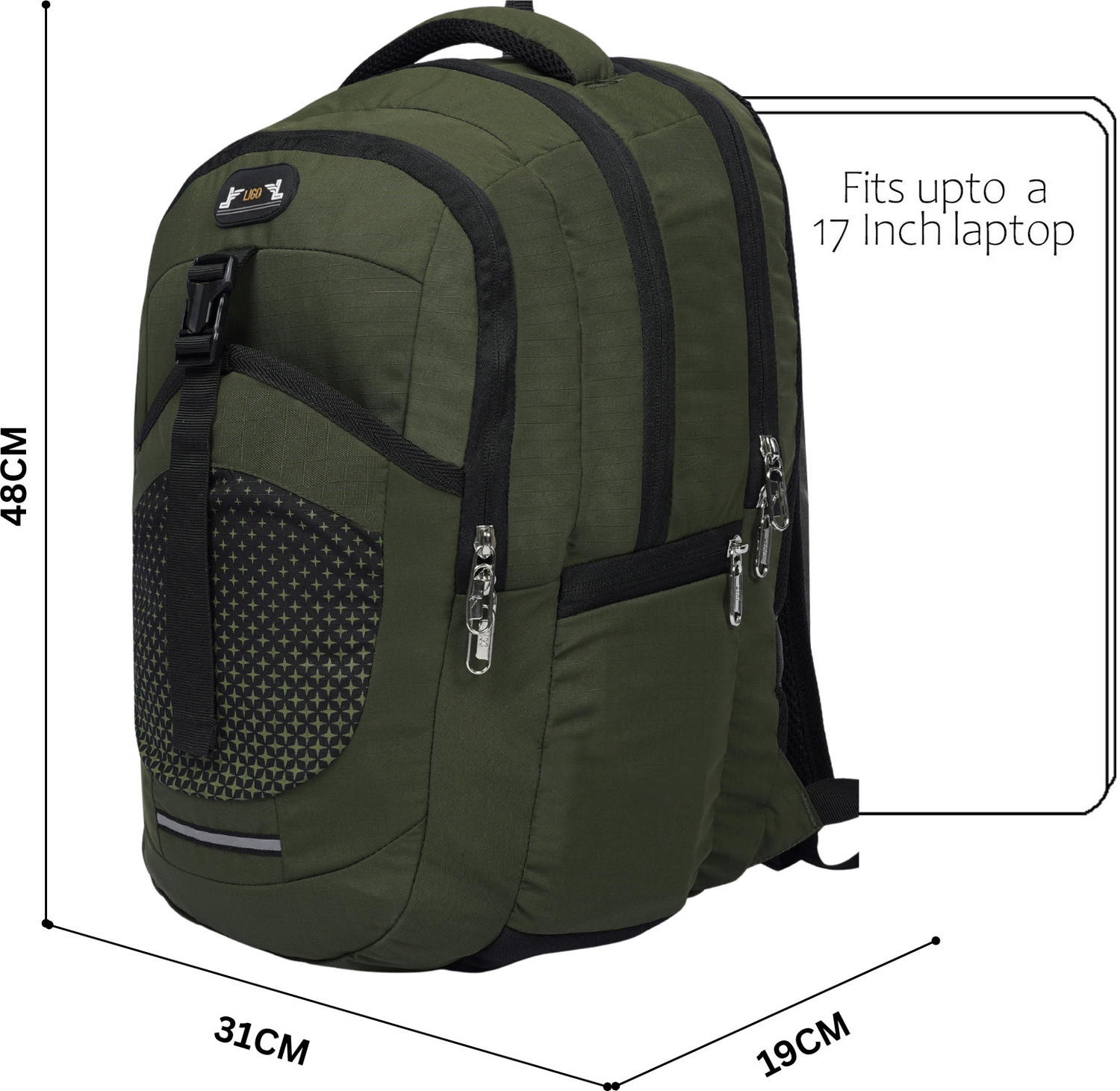 Image of Ligo 18 Inch Adventure Laptop Bag 28 L Laptop Backpack
