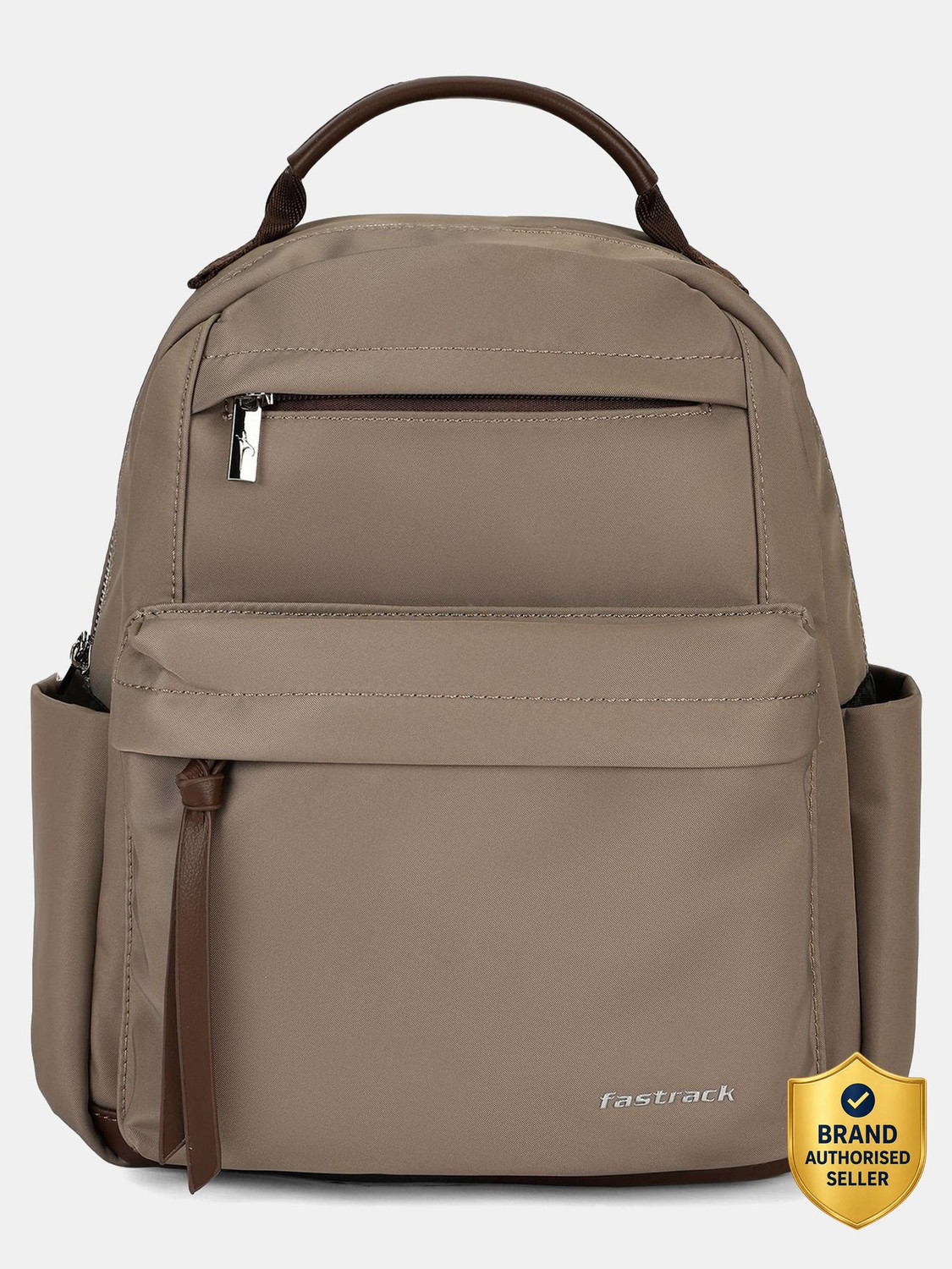 Image of Fastrack 8.66 L Backpack Urban Drift Nylon Backpack (Brown)