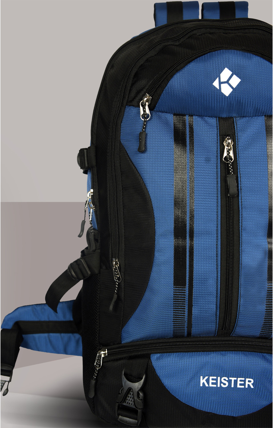 Image of KEISTER Travel Bag For Men&Women|For Trekking&Hiking |Tourist Bag |Rucksack |Rain Cover 60 L Backpack