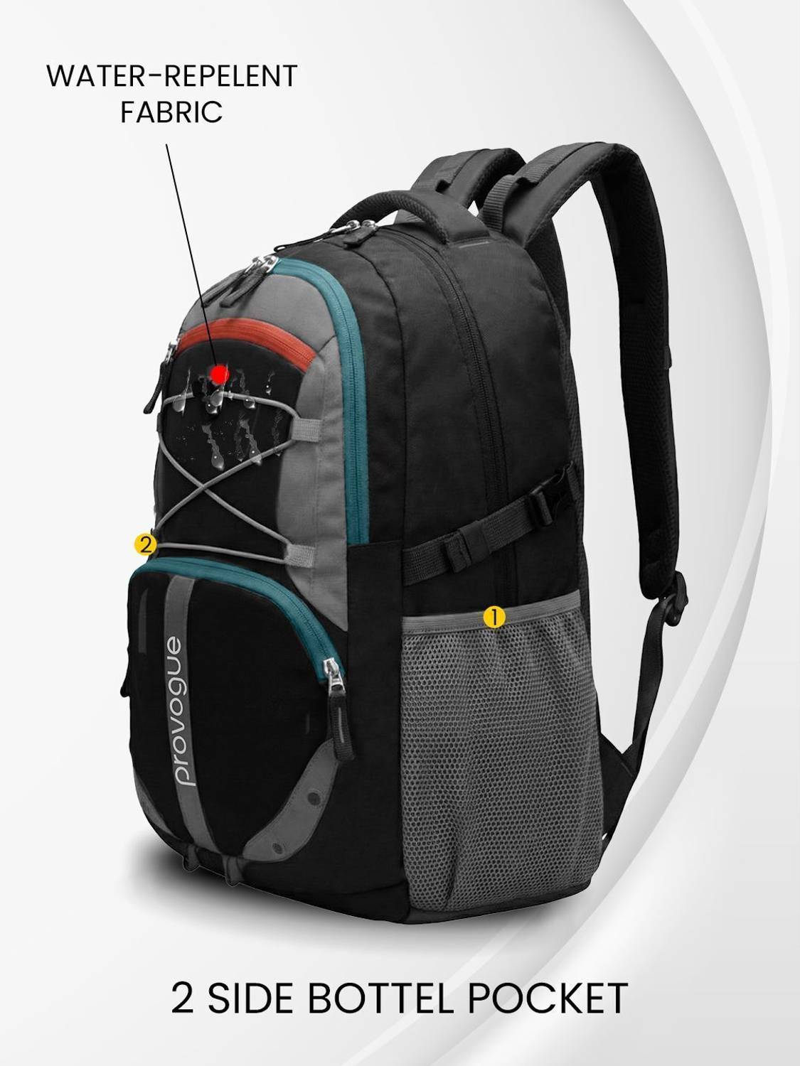 PROVOGUE Spacy 2.0 38L Laptop Backpack - Image 5