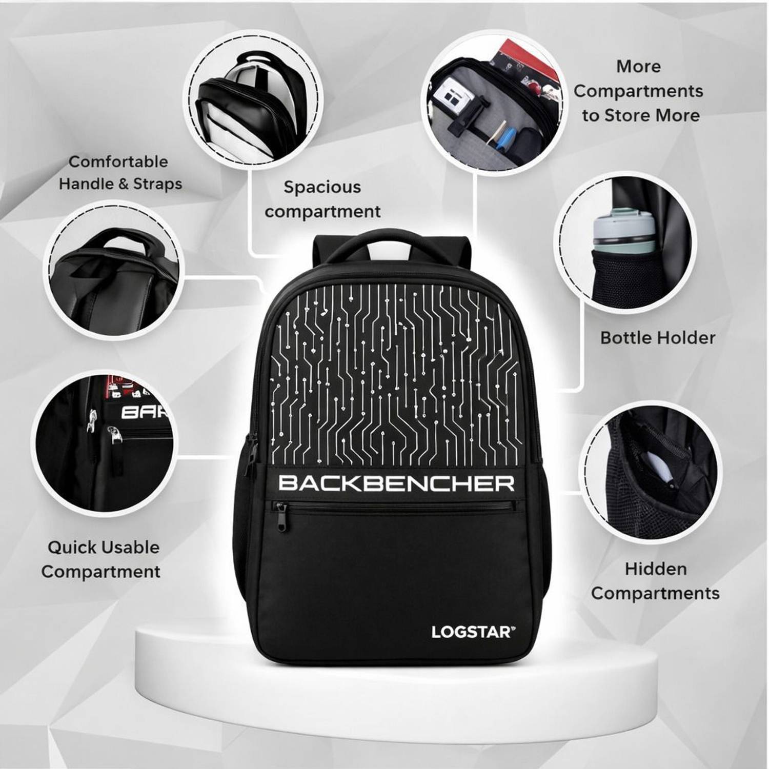 Log-Star 35L Backbencher Backpack Pack of 35 - Image 4